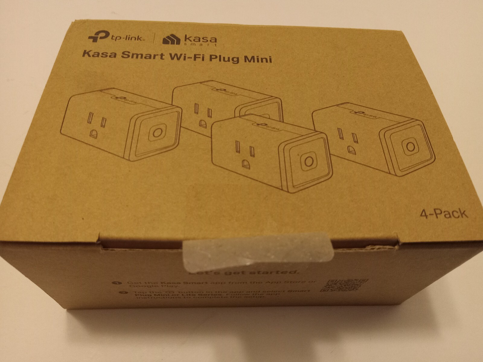 TP Link Kasa Smart Wi-Fi Plug Mini 4 Pack New in Open Box