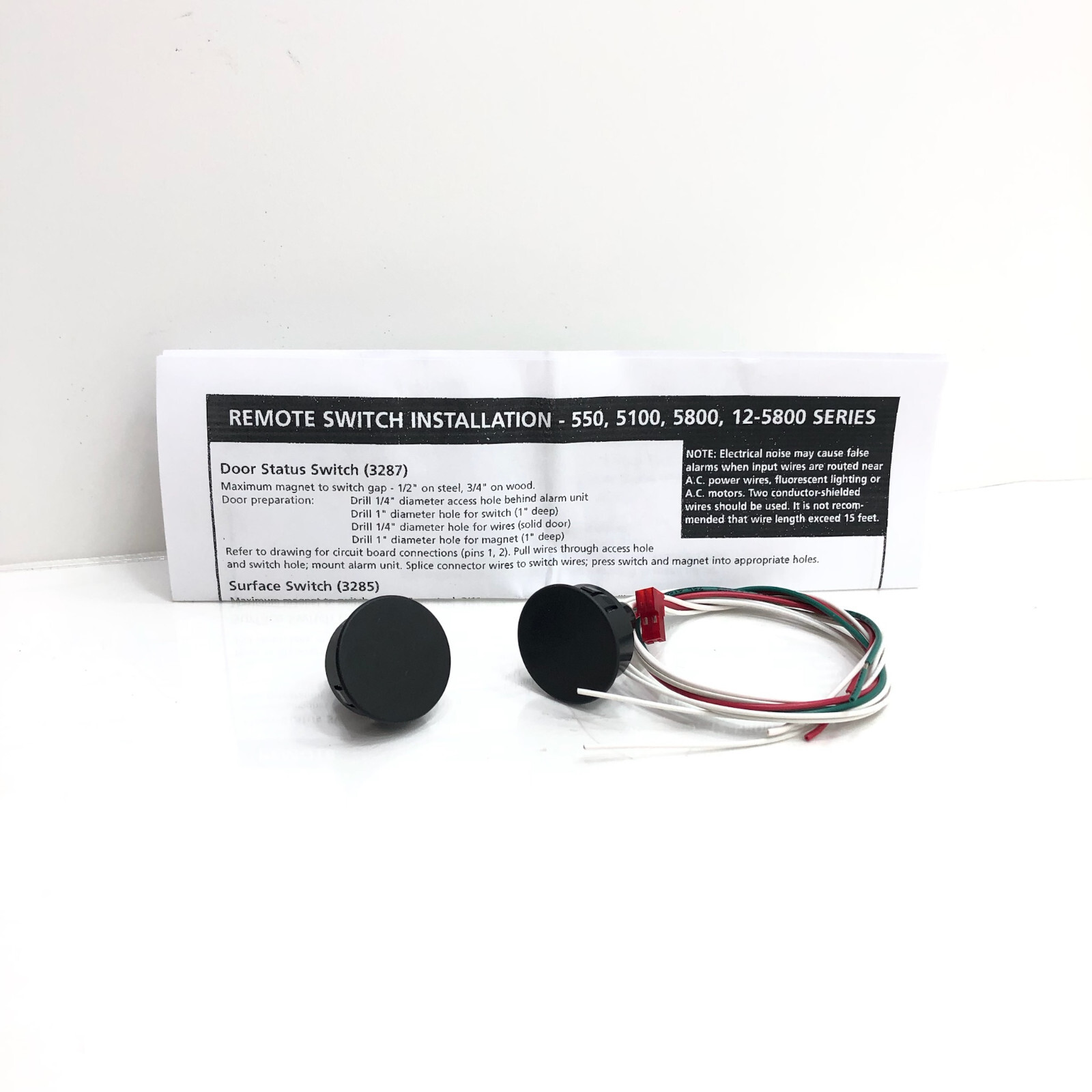 Sargent Assa Abloy 3287 Magnetic Concealed Door Status Switch Recessed Sensor