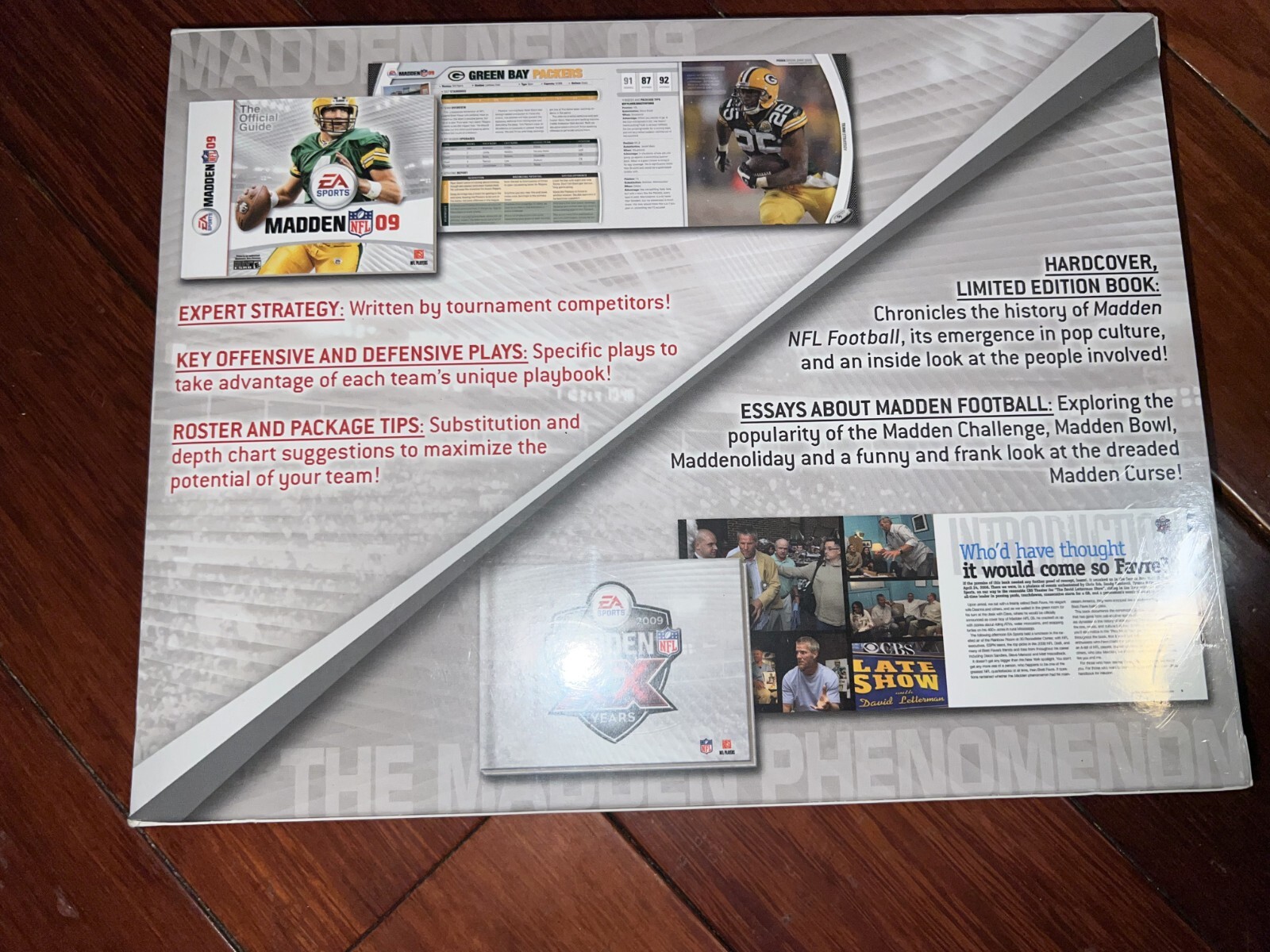 Madden 2009 Limited Edition Bundle Book And Strategy Guide New Sealed