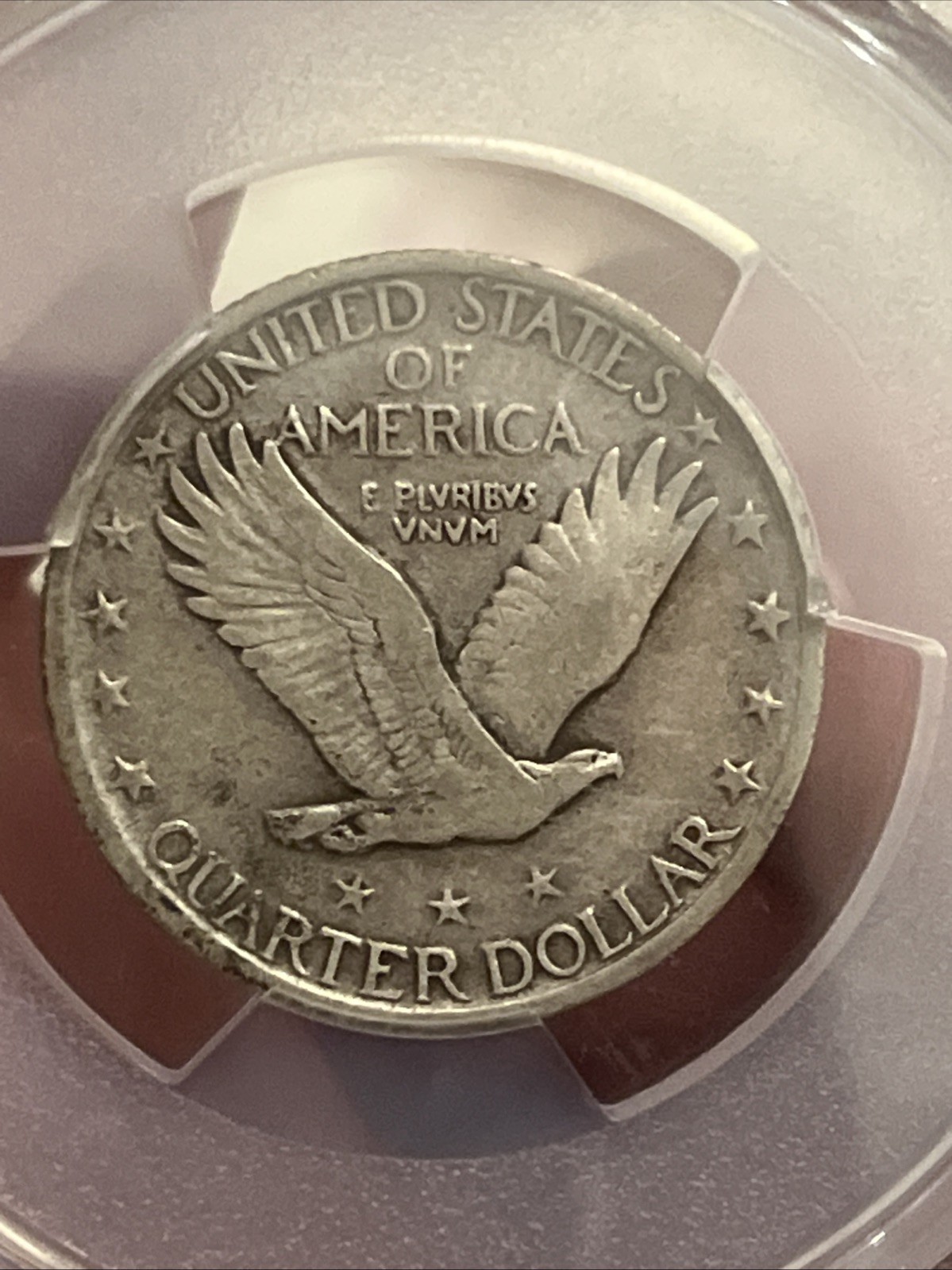 1923 standing Liberty quarter PCGS VF 30