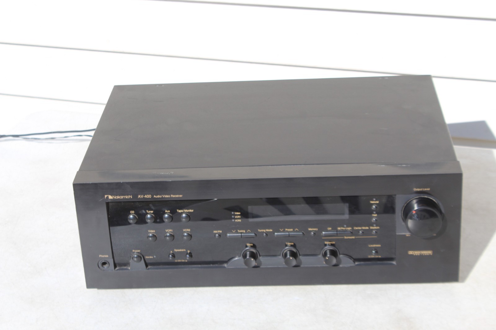 NAKAMICHI AV-400 STEREO A/V RECEIVER WORKING