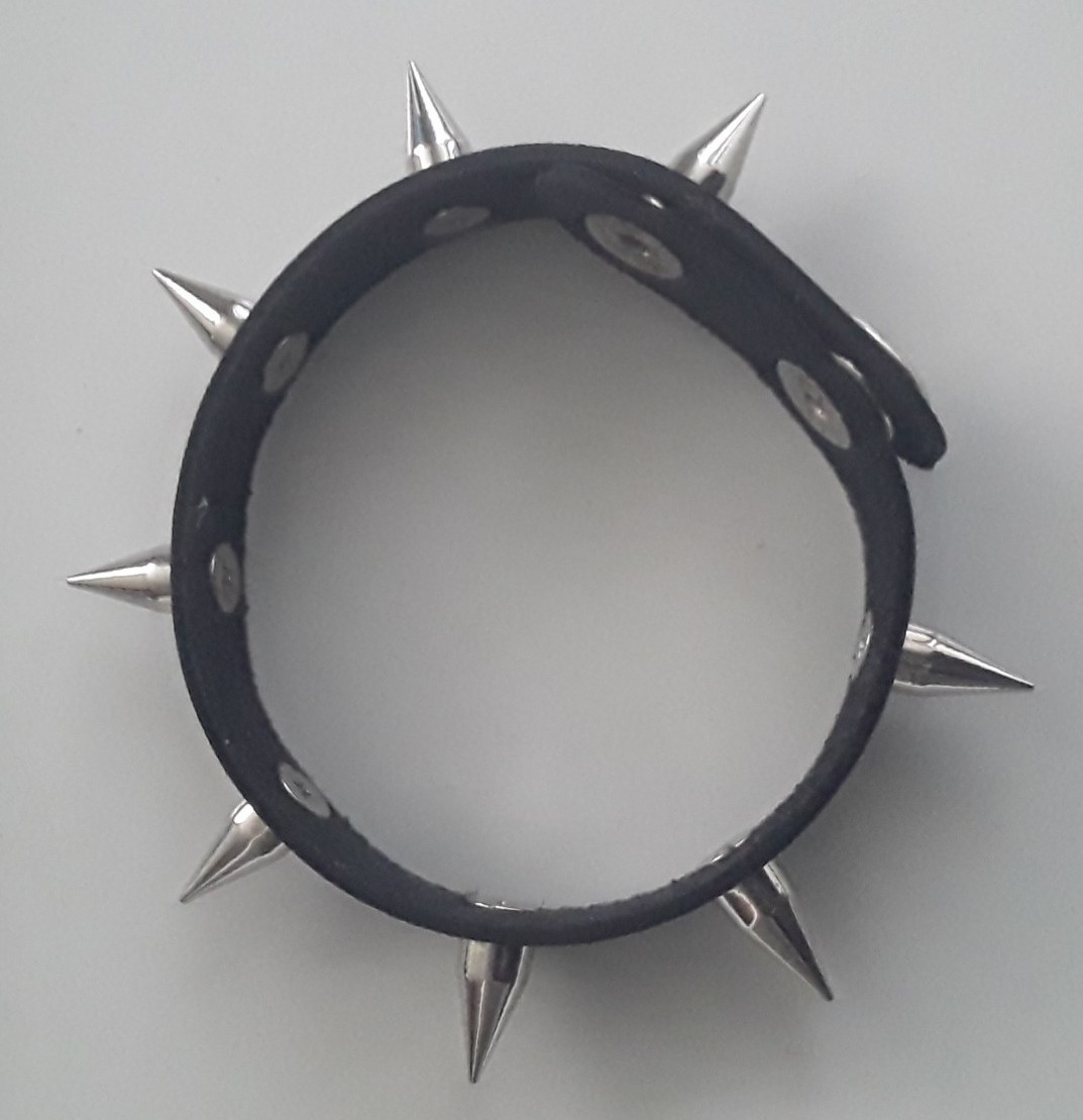 Funky Punk Leather Bracelet.