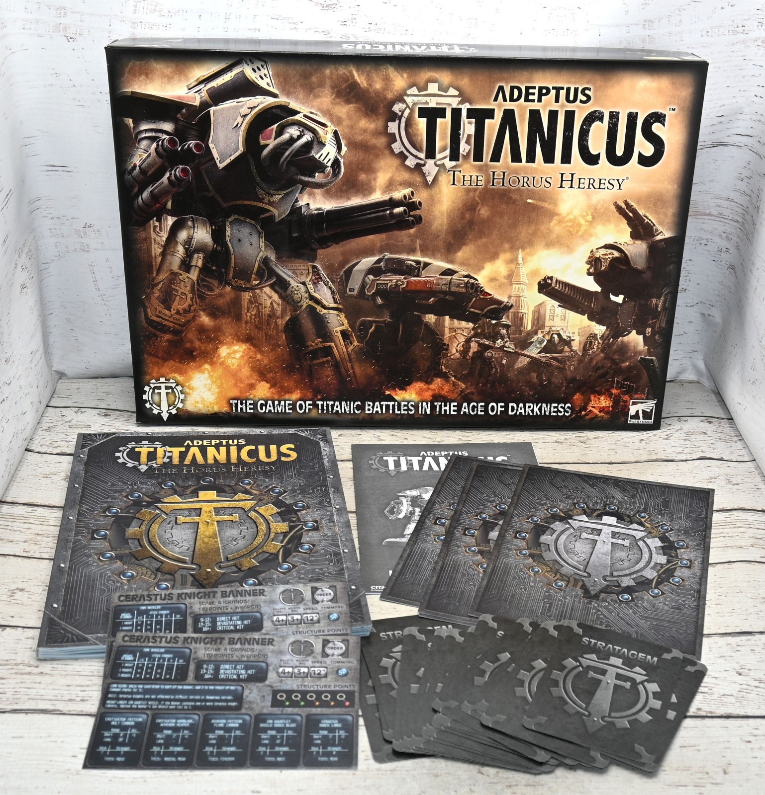 Adeptus Titanicus The Horus Heresy Starter Set Rule Book Warhammer Game
