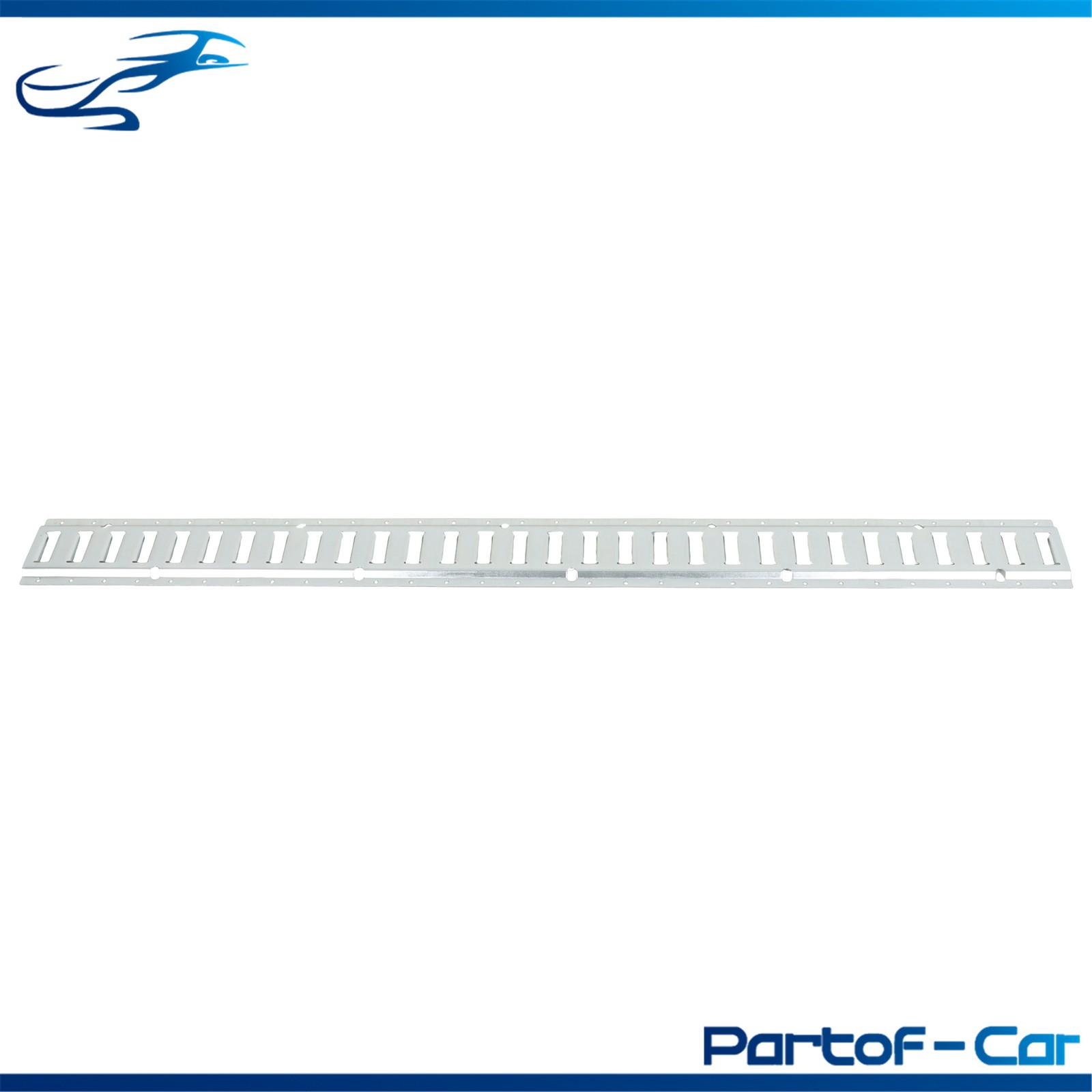 10 Pieces 5' E Track Rail, Galvanized Silver Horizontal Cargo Tie Down Steel