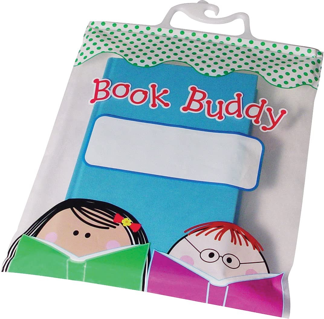 6 PCS Stick Kids Book Buddy Bags CTP Classroom 10 1/2 x 12 1/2 Inch Supply