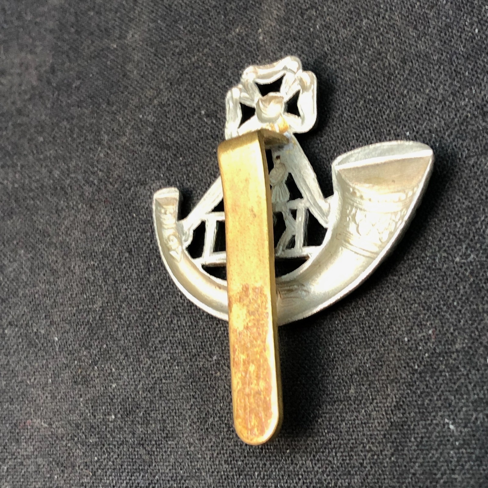 King's Shropshire Light Infantry - Original British Army Cap Badge