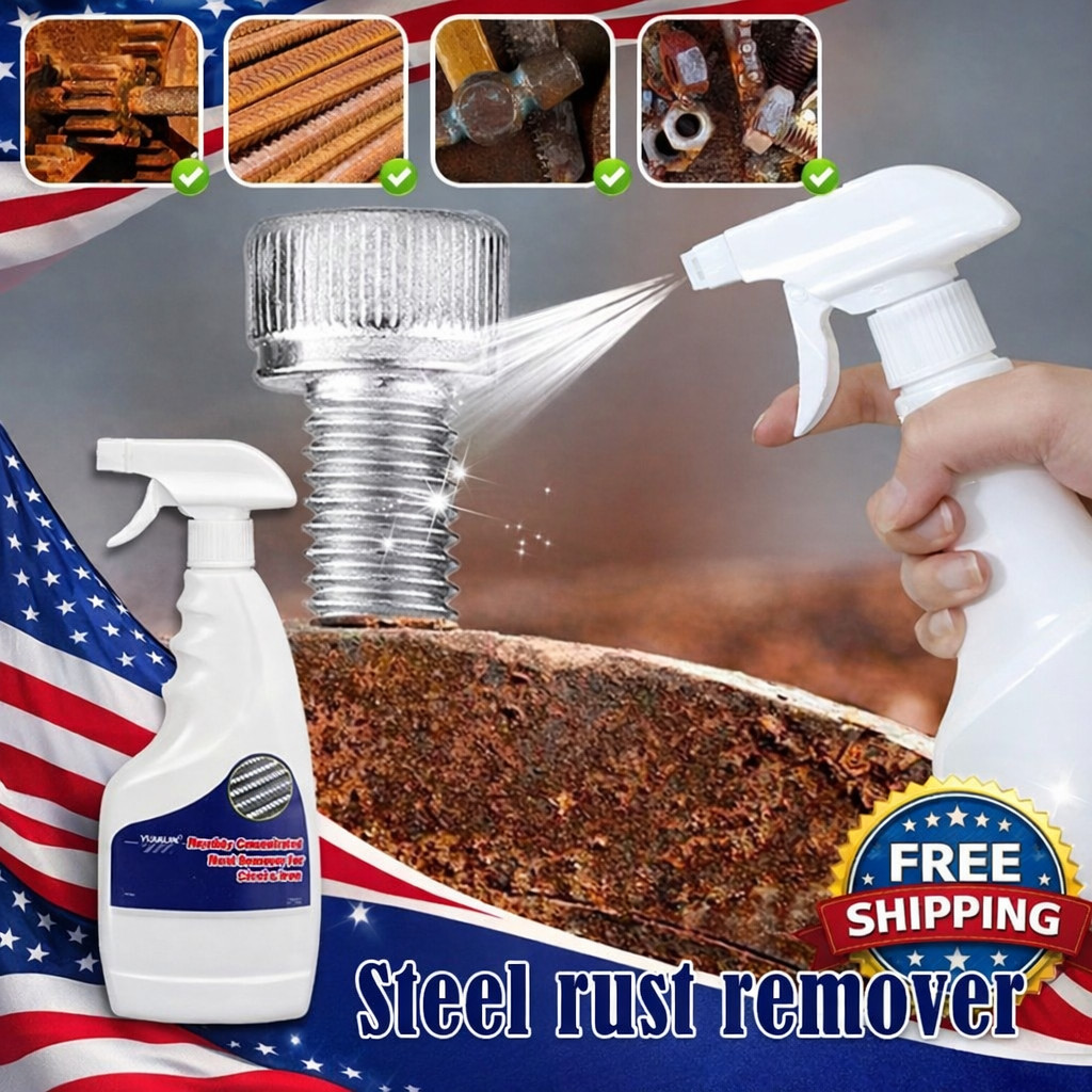 New Heavy Duty Rust Removal for Metal,Multipurpose Rust Remover Spray,Stainless