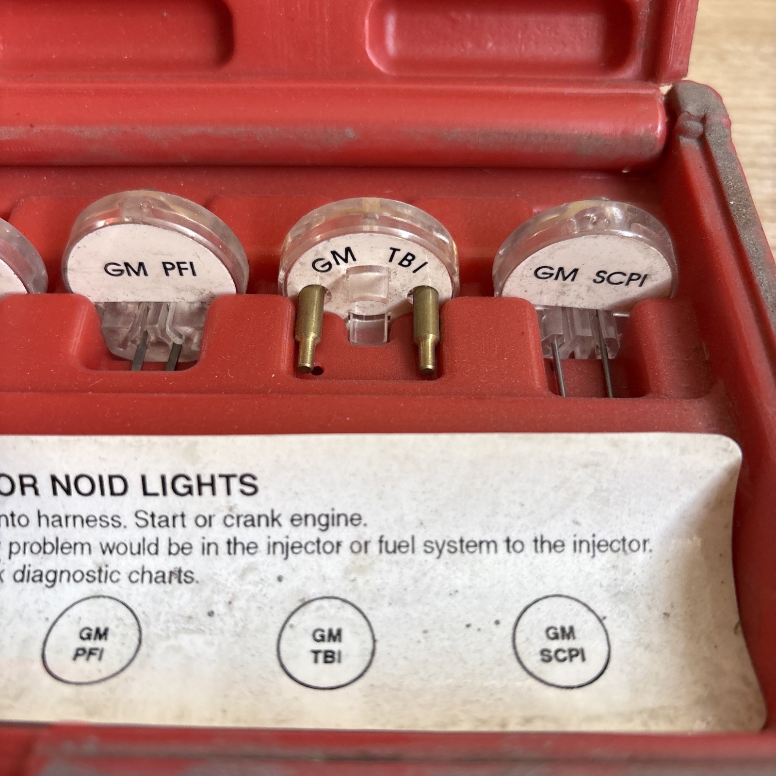 Tool Aid Electronic Fuel Injection & Ignition Spark Tester Kit With Case Used
