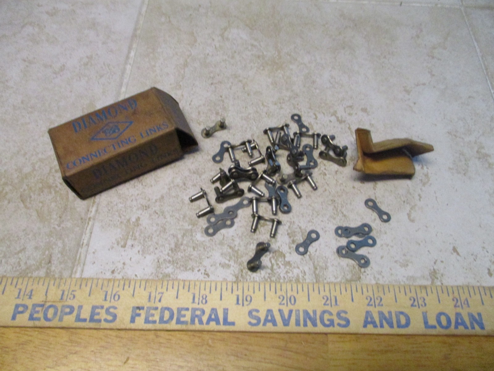 NOS  VTG DIAMOND BicycleCoaster Skip CHAIN #65 Connecting Link 1/2" 3/16 Master
