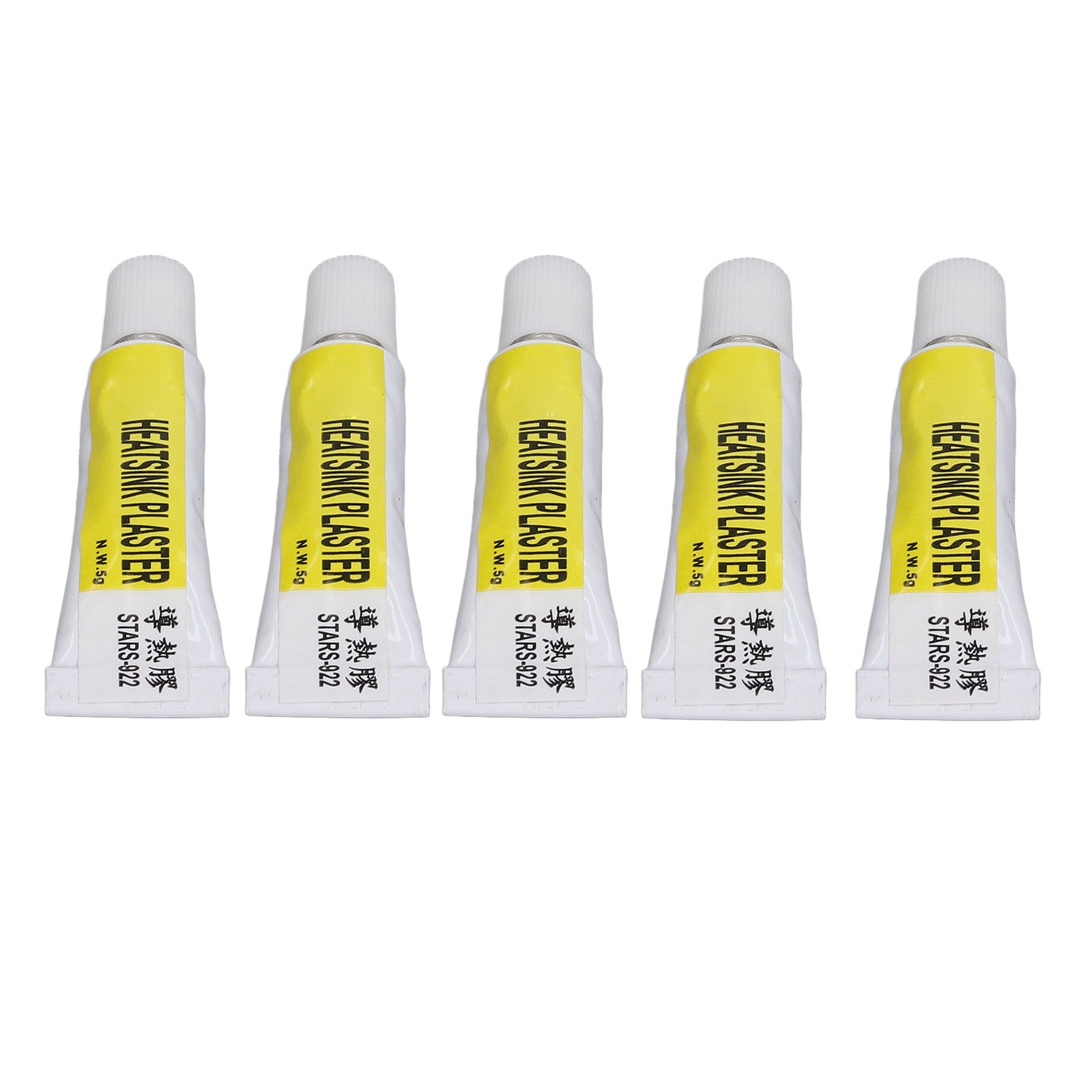 5PCS CPU Thermal Paste High Conductivity For 3D Printers White
