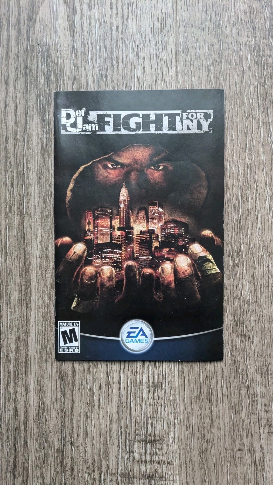 USED AUTHENTIC MANUAL ONLY - NO GAME NO BOX -) DEF JAM FIGHT FOR NY (- PS2
