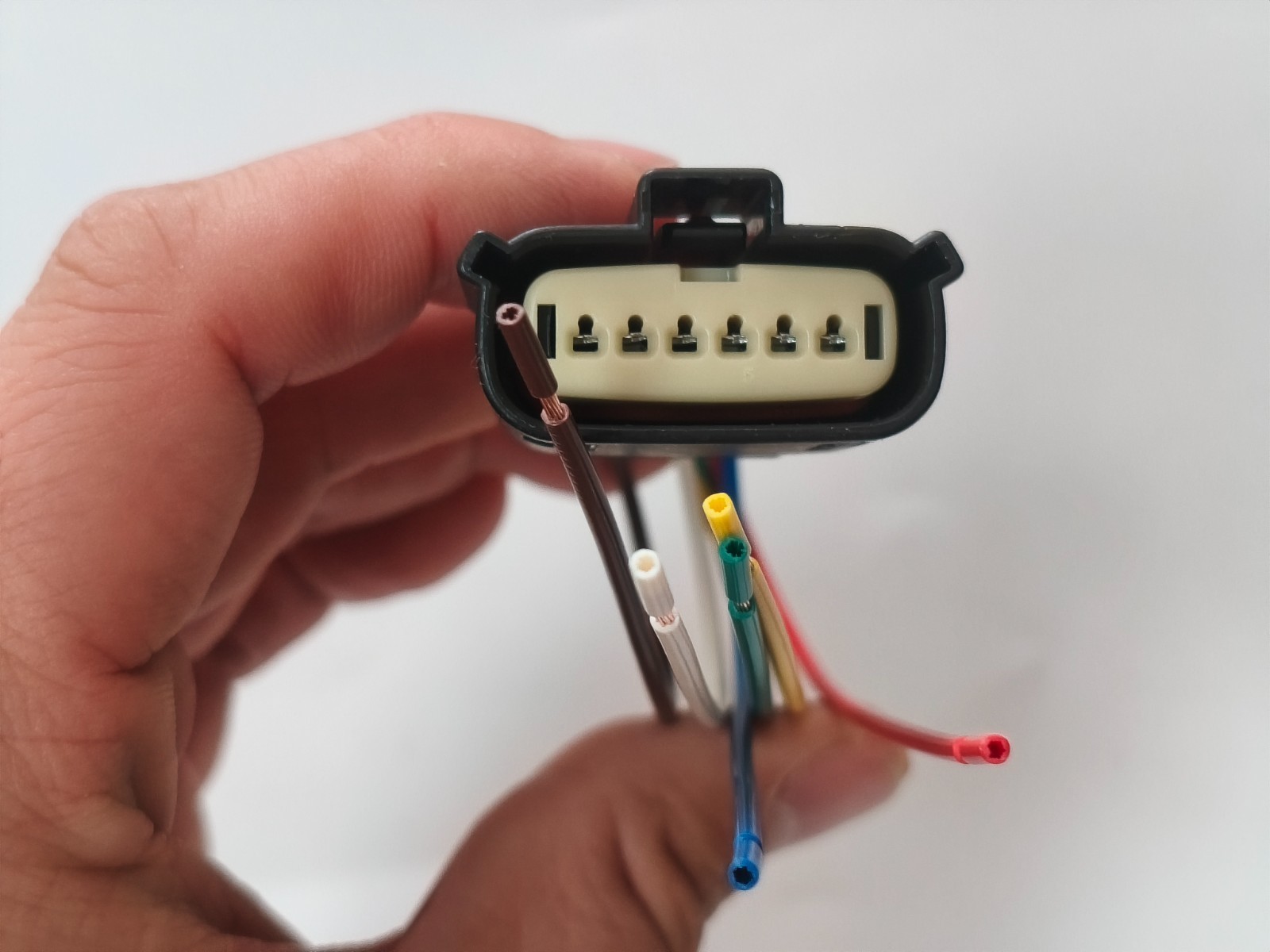 6-Way Led Fog Light Lamp Connector Plug Pigtail Fit For Ford Mustang 2018-2023