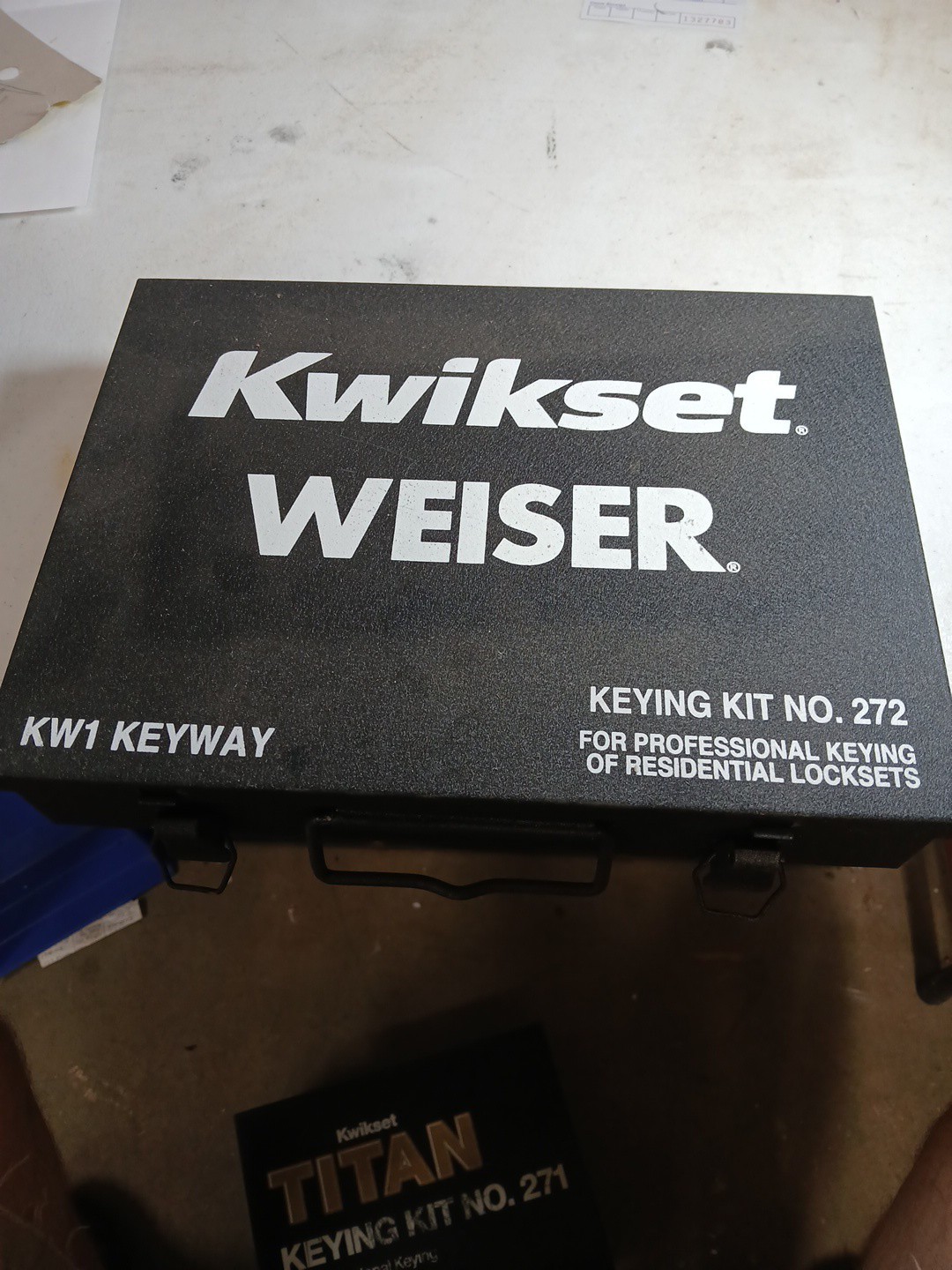 KWIKSET 272 LOCK RE-KEYING SET SOCIETY BRASS COLLECTION T178