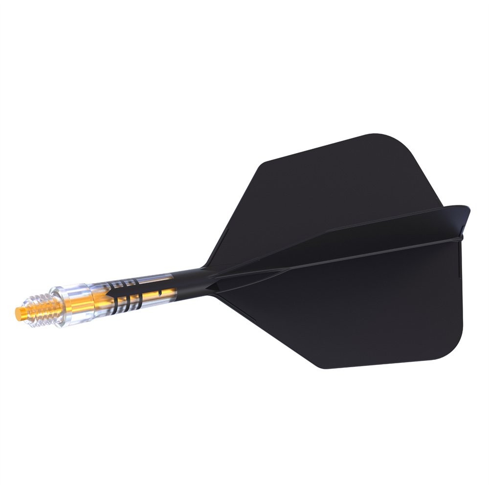CUESOUL ROST T19 Carbon Integrated Dart Shaft and Flight Big Wing Shape-Black