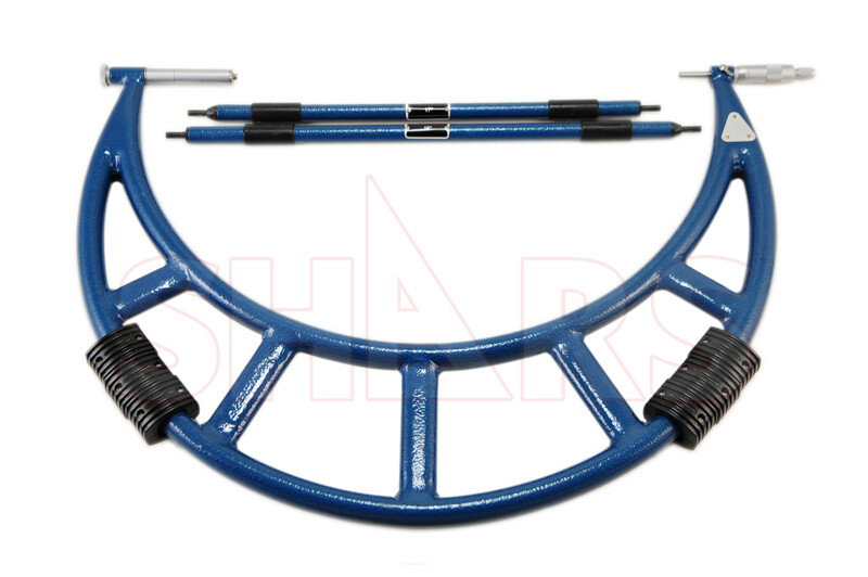 36-40" Outside Micrometer Set W/Interchangeable Anvils Grad .001" R}