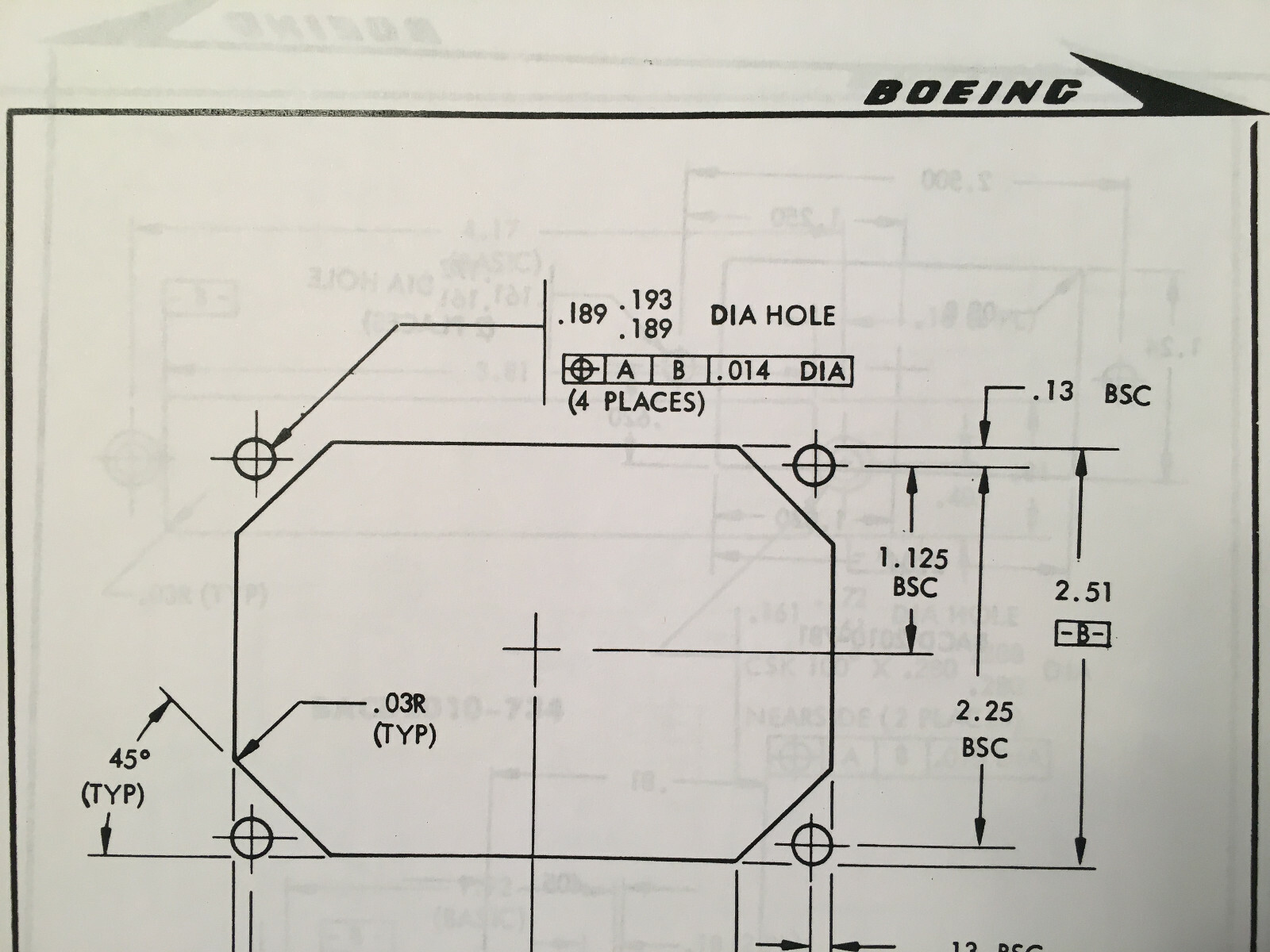 Boeing Standard Cutout Patterns & Placards Manual