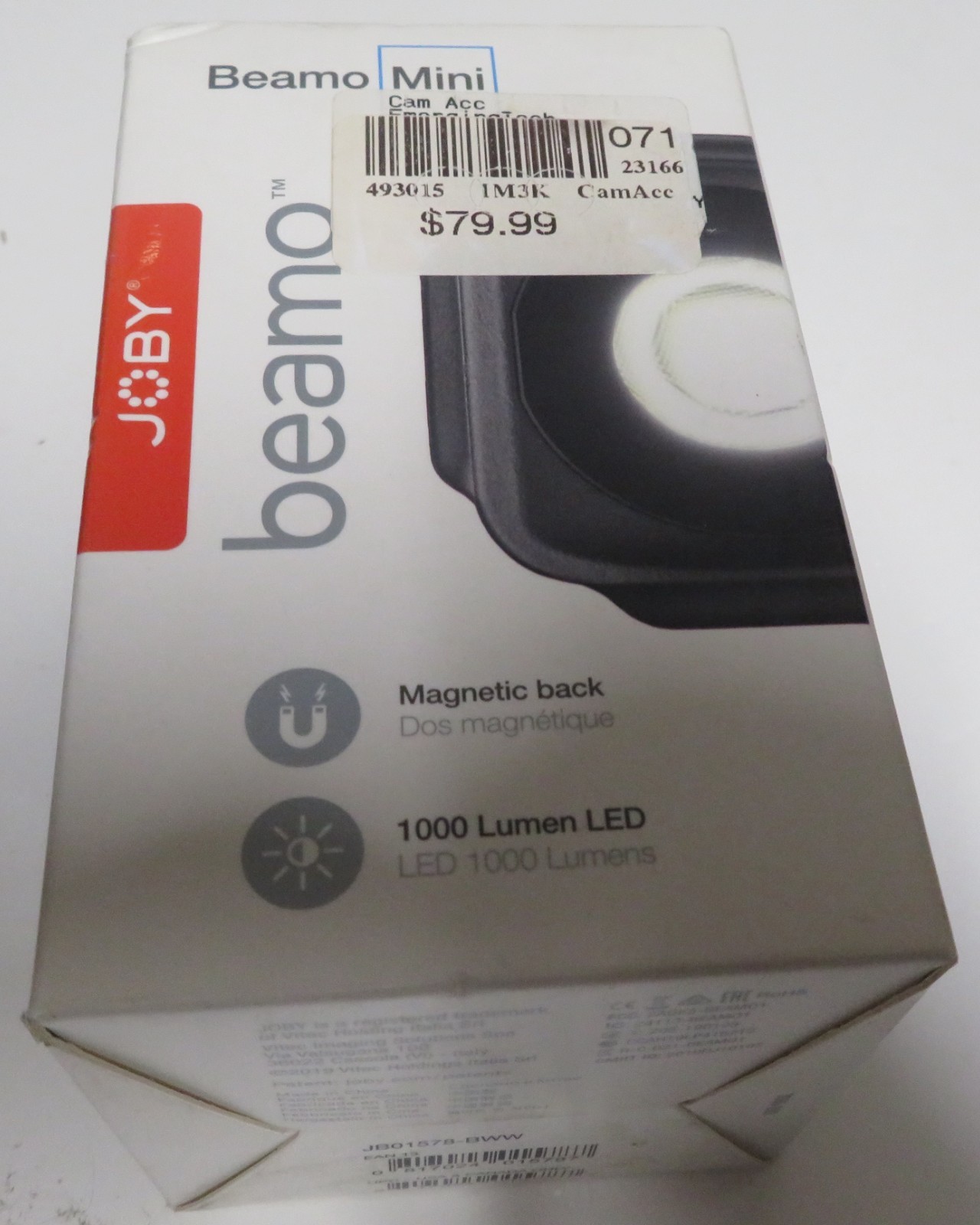 JOBY Beamo Mini LED Light for Smartphone & Camera JB01578 NEW