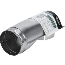 Dryer Exhaust Duct Elbow #4396004 for Whirlpool, Amana, Maytag, KitchenAid, Jenn