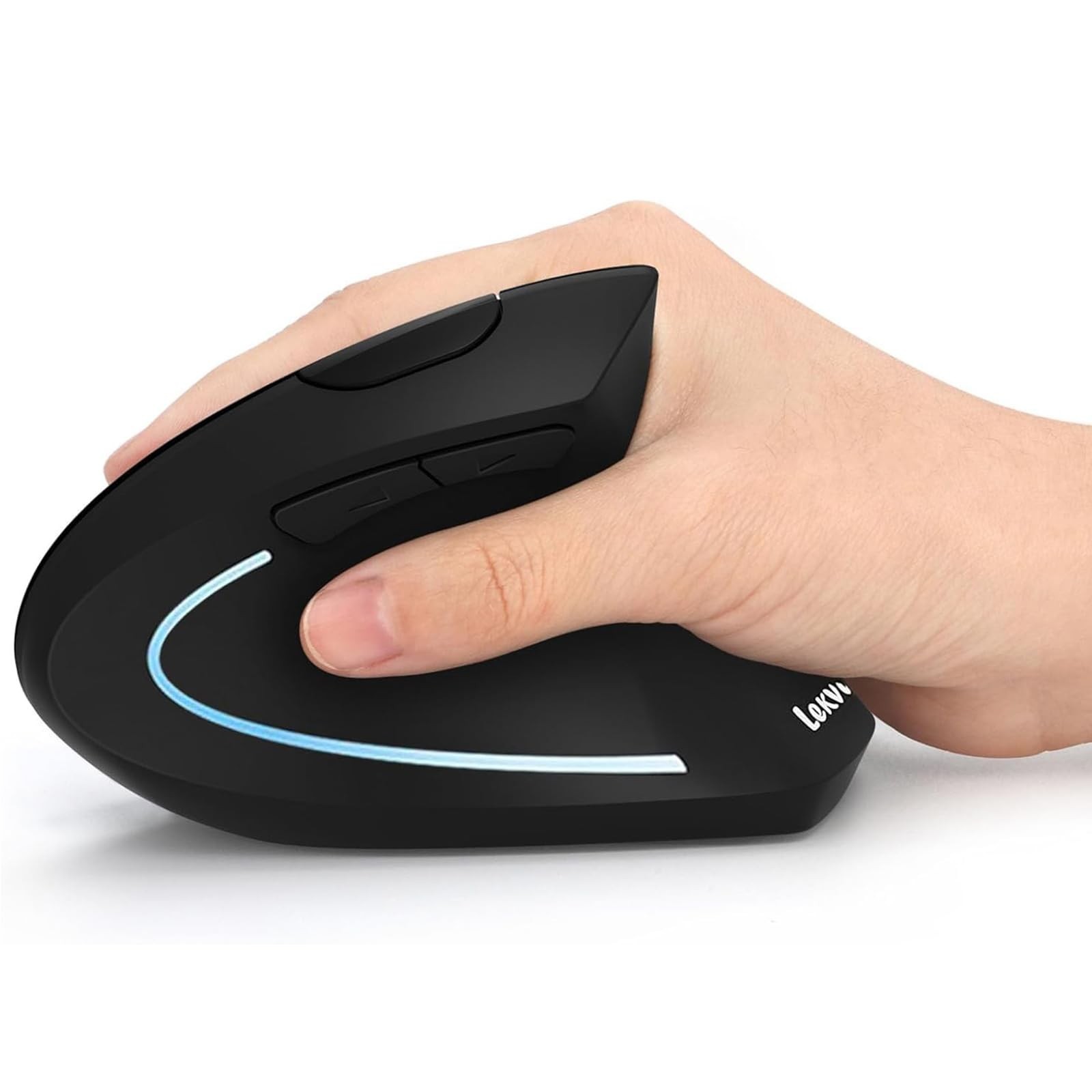Ergonomic Mouse, LEKVEY Vertical Wireless Mouse - Rechargeable 2.4G Optical V...