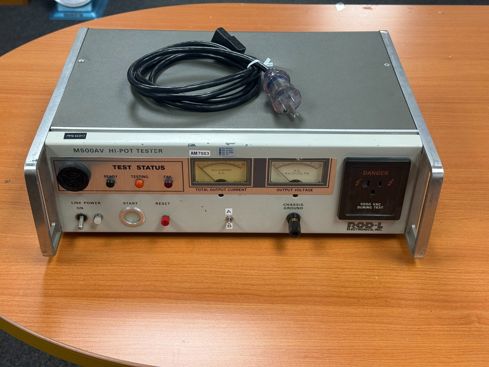 Rod-L M500AV Hi-Pot Tester