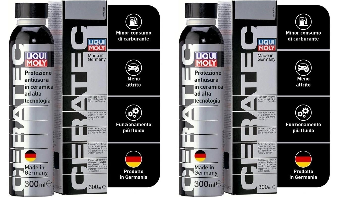 Liqui Moly 2X300ml Ceratec 3721 Anti-wear Friction Ceramic X Engines and Gears