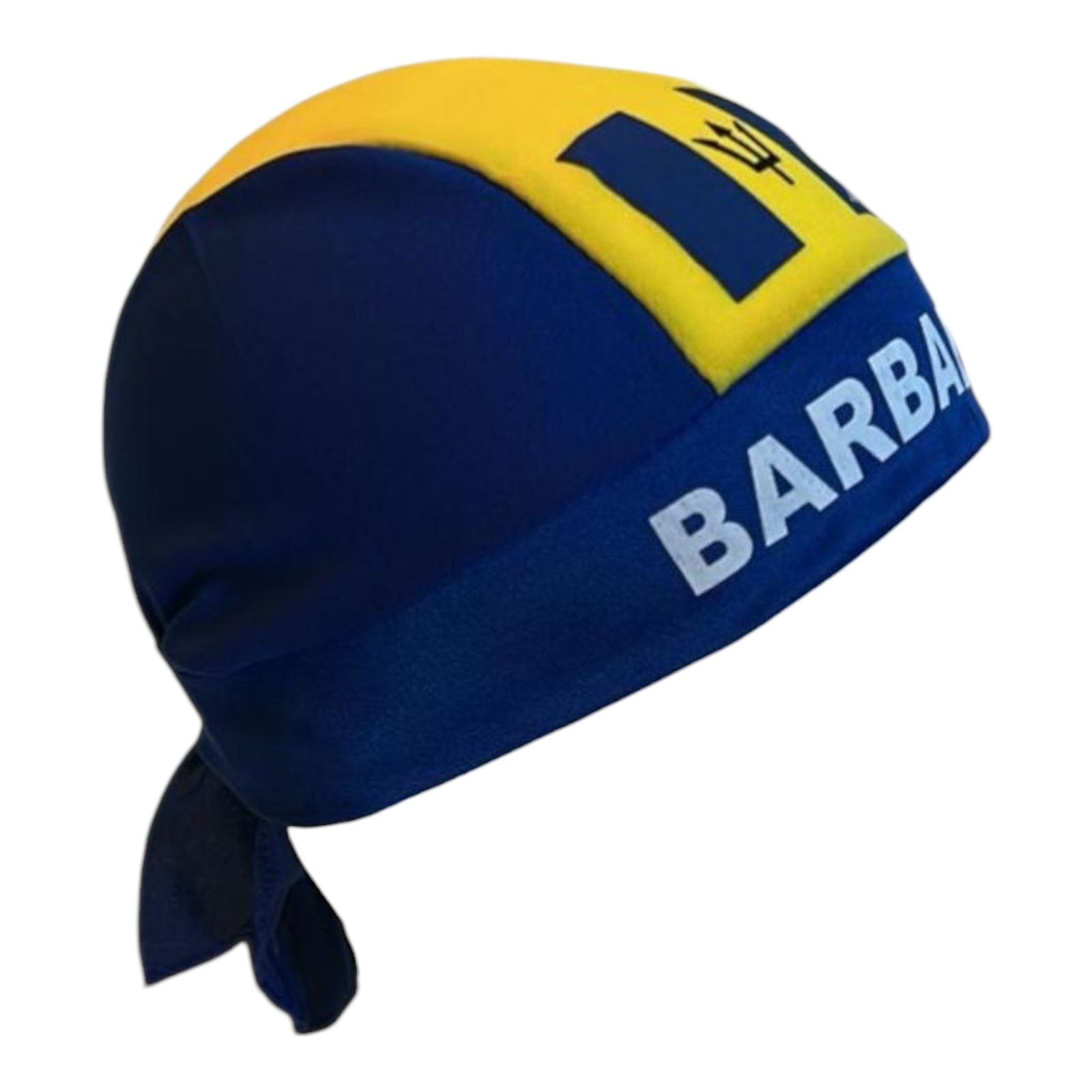 Barbados Flag Durag Bandana Headband Bajan Mini Banner Mini banner Scarf Cap Hat