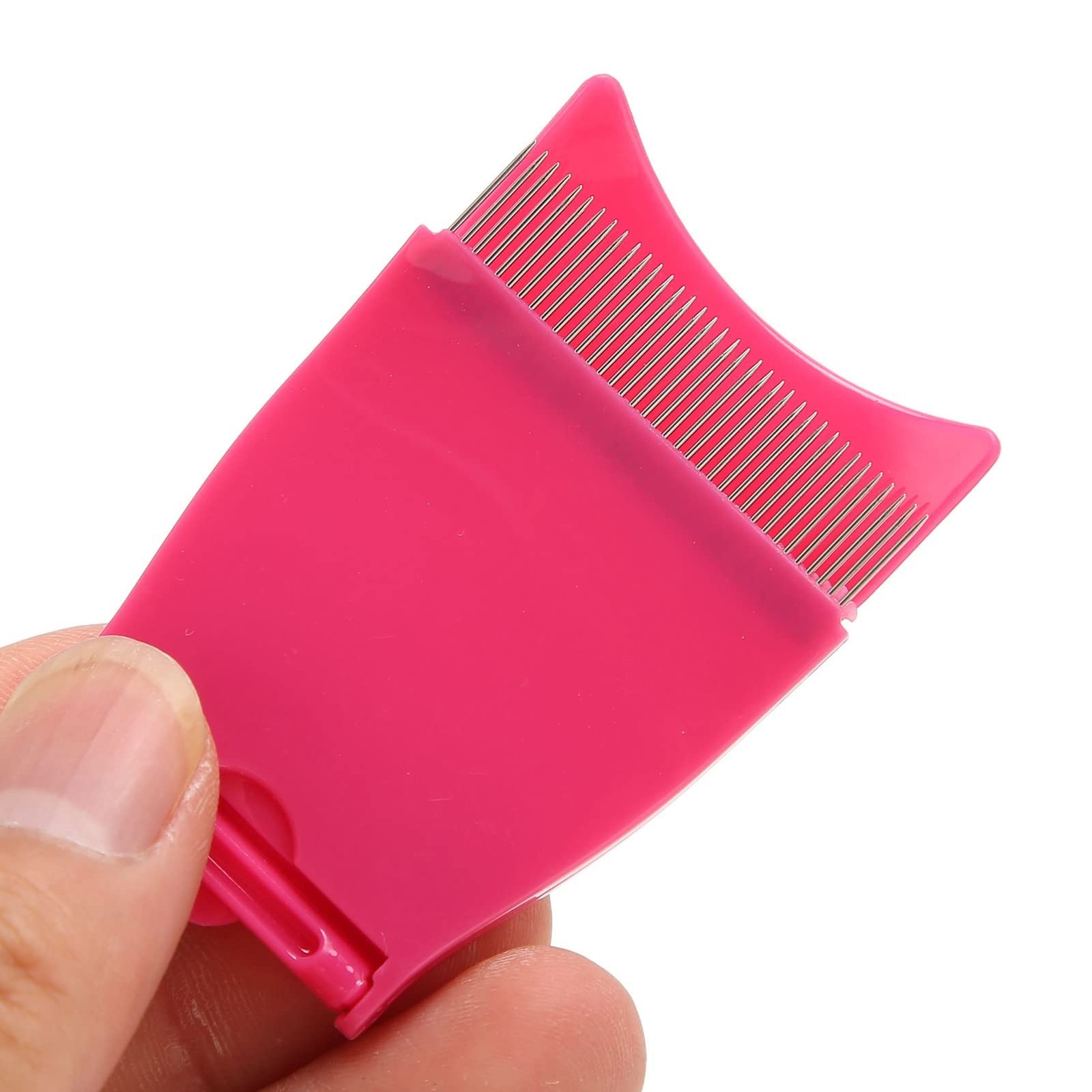 2pcs Eyelash Comb Separator Portable Folding Grooming Tool Mascara Brush Groo...