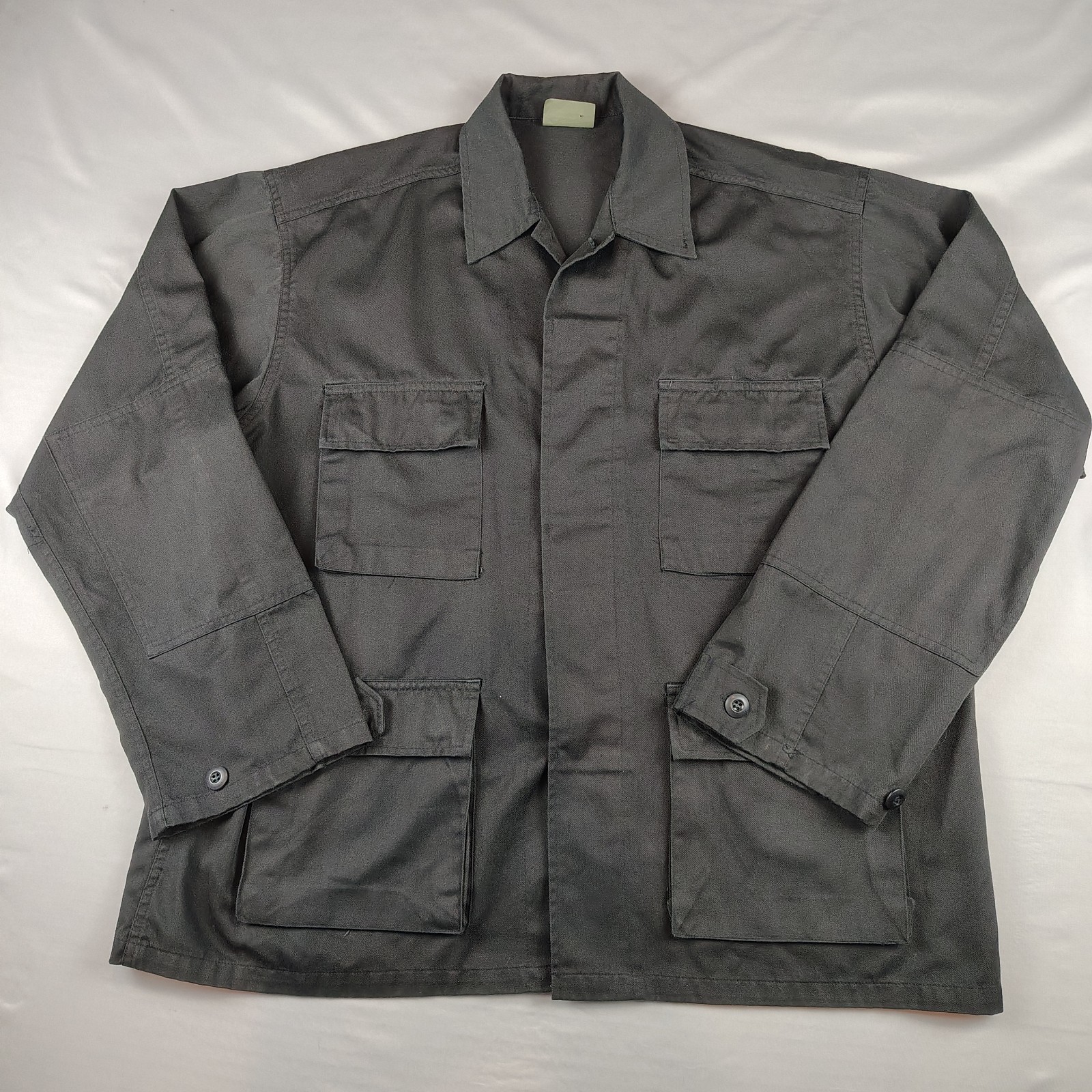 Rothco Ultra Force BDU Heavy Black Adult Large Reg Shirt Jacket Tactical