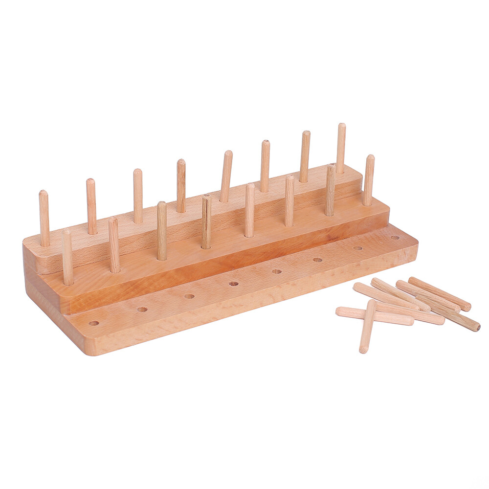 Nature Wood Rack for Holding Threads, Spools, Fly Tying, Crafting, Thread Holder