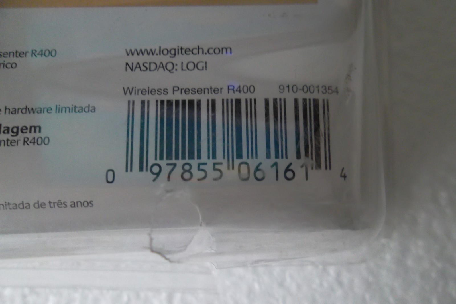 Logitech Wireless Presenter R400 50' Range Receiver Laser Pointer 910-00135 NEW