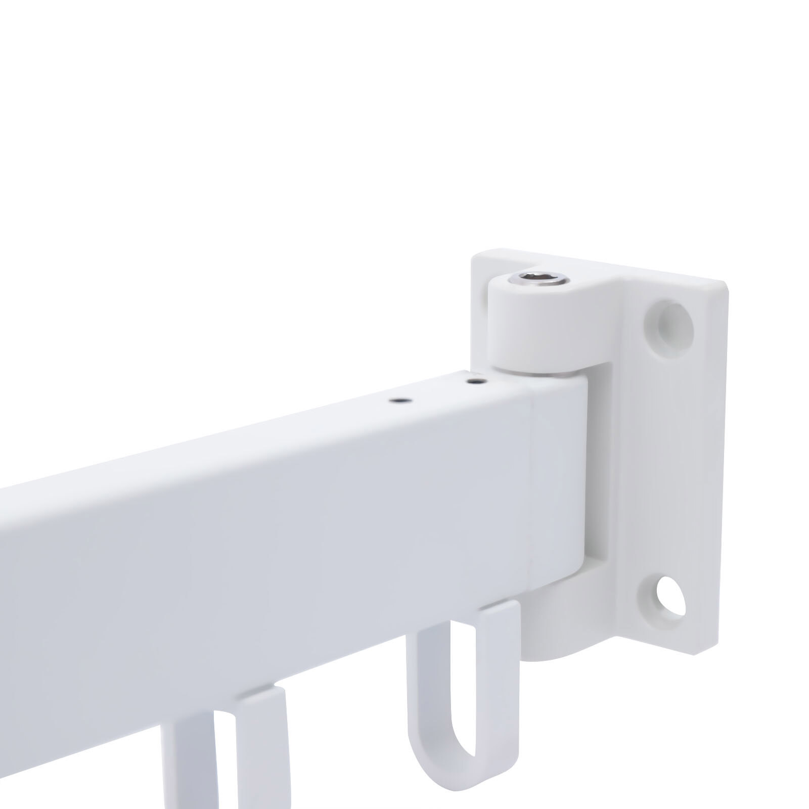 Laundry Clothes Storage Drying Rack Retractable Tri-Folding Hanger Wall-mounted