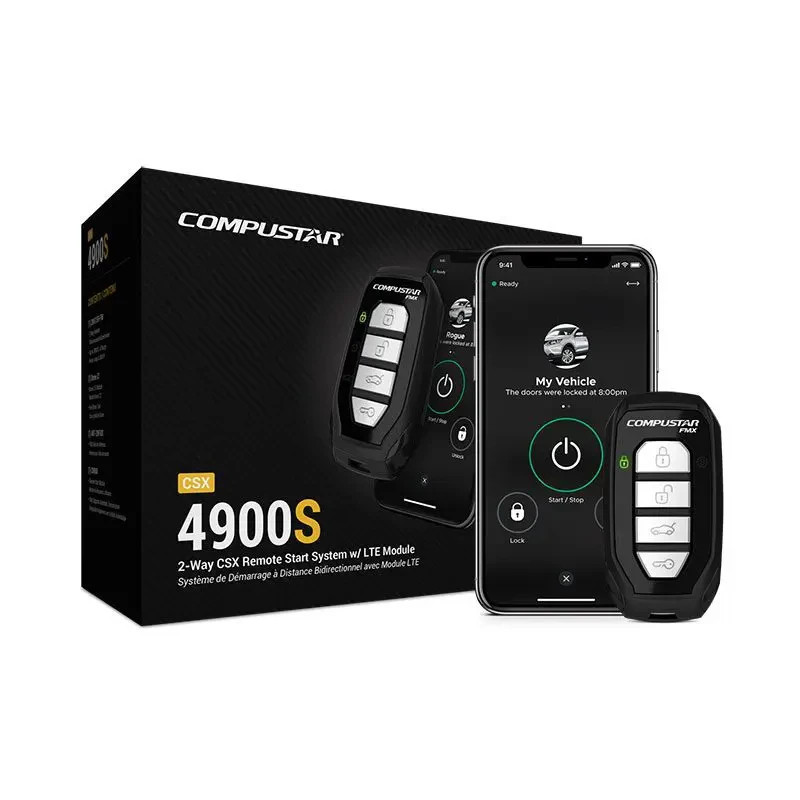 Compustar CSX4900-S 2-Way Remote Start 3000ft + Drone X1-LTE Module Kit NEW