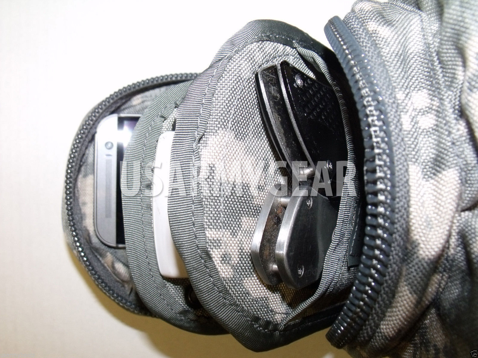 NEW Made in USA ACU MOLLE ll US.Army Leaders Utility Admin Pouch Set w Inserts