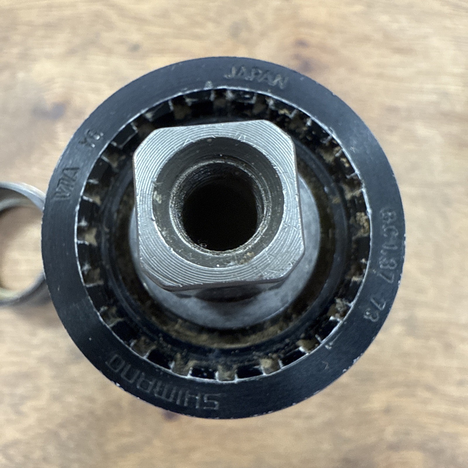 Shimano Deore XT BB-UN72 Bottom Bracket Square Taper 73mm 107mm Worn Threads