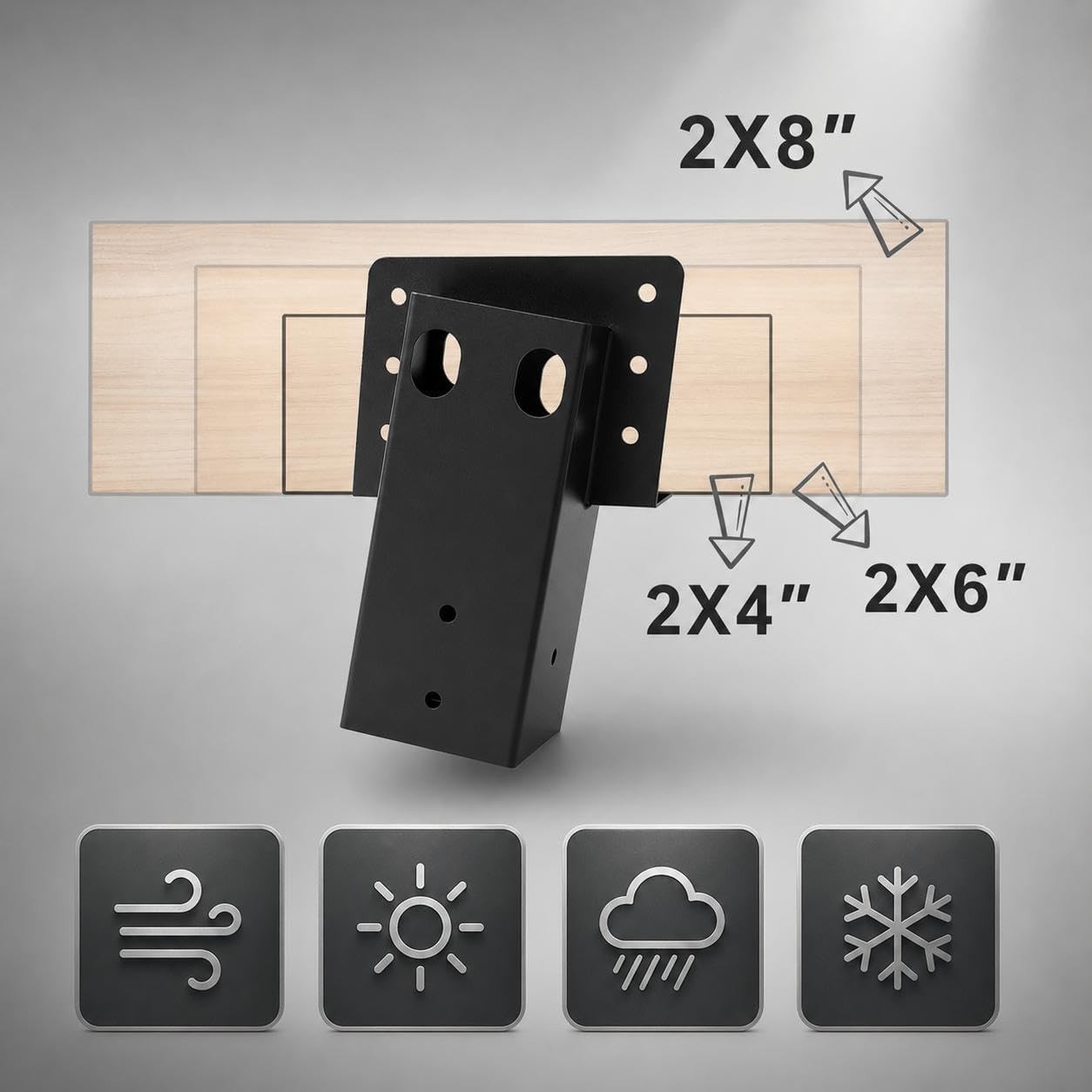 4Pcs 4x4 Compound Angle Brackets Deer Blind Brackets,Outdoor Platform Bracket