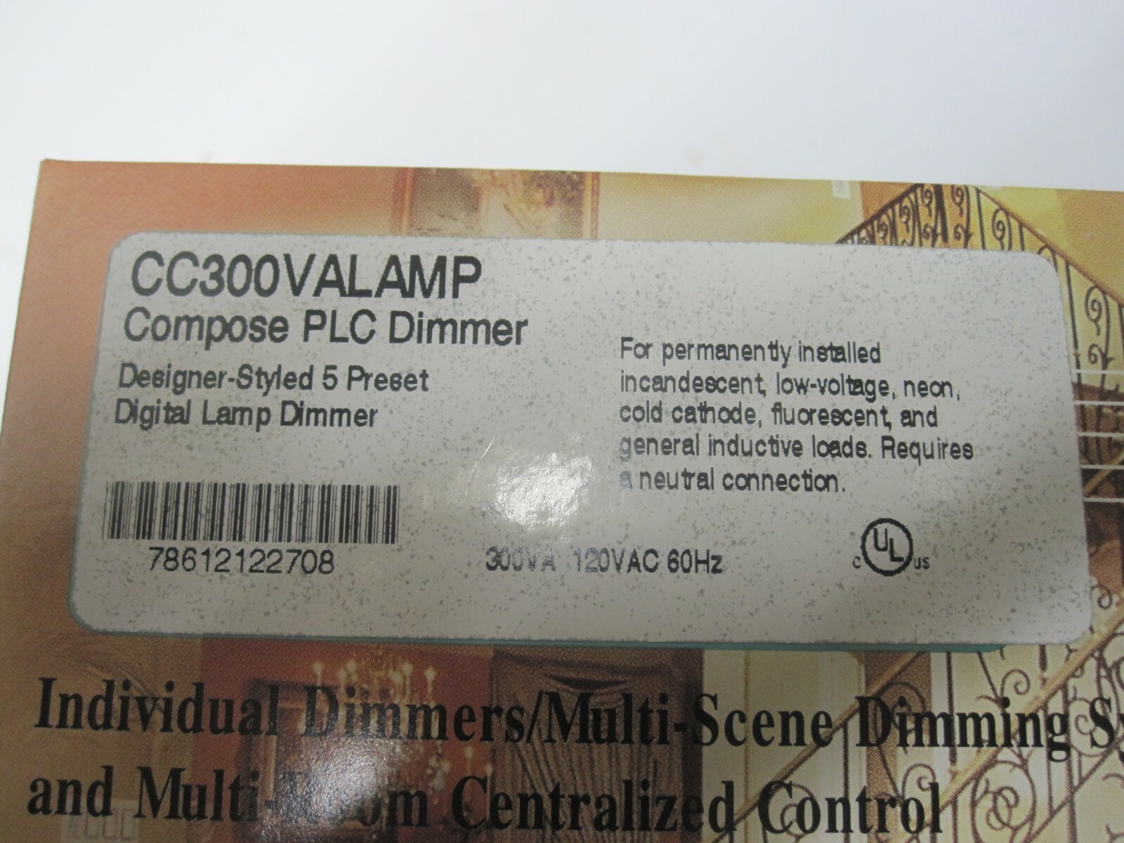 Compose PLC Dimmer CC300VALAMP, NOS 5 Available