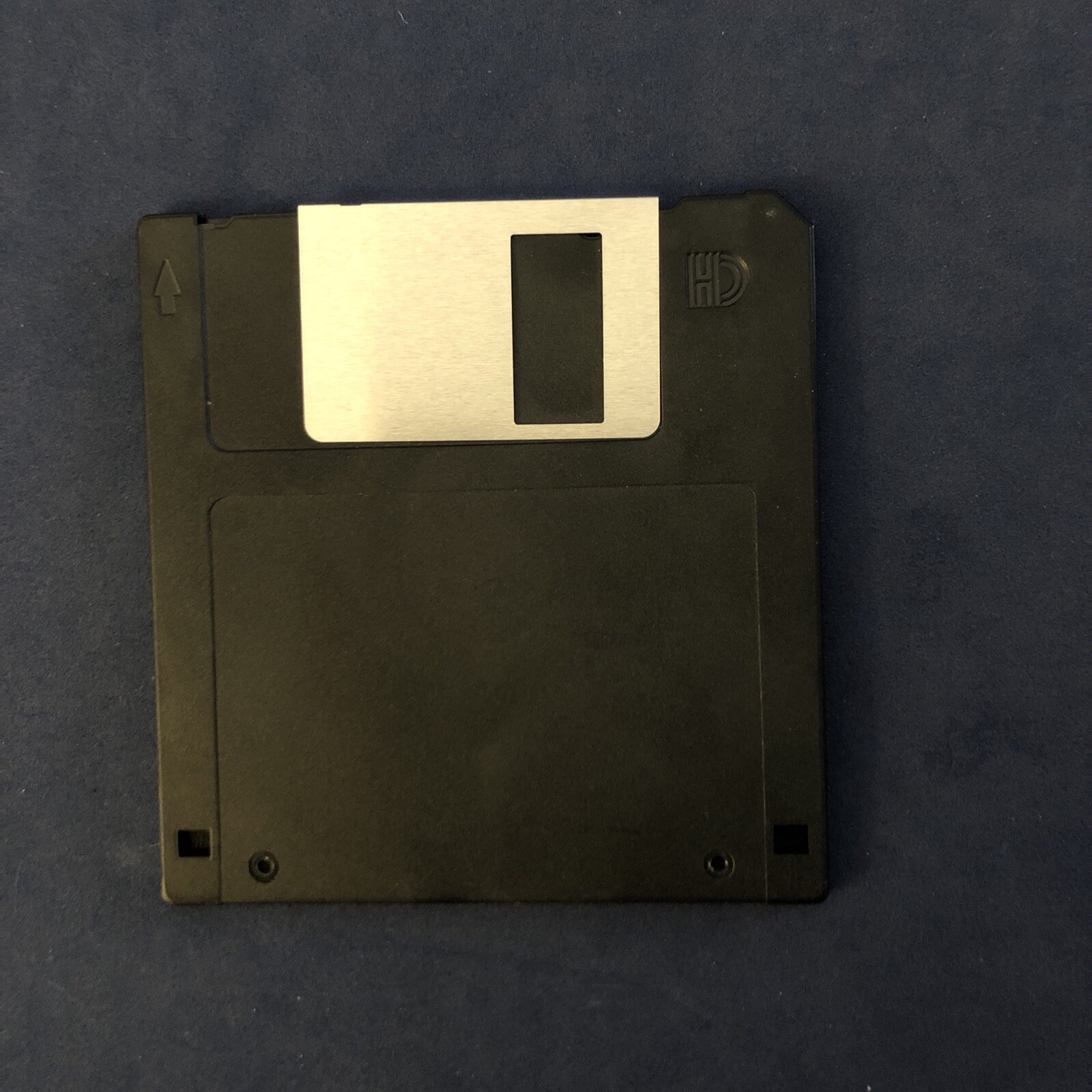 Retro Computing Black Floppy Disk - Sony - 3.5 Inch - No Label - Rare