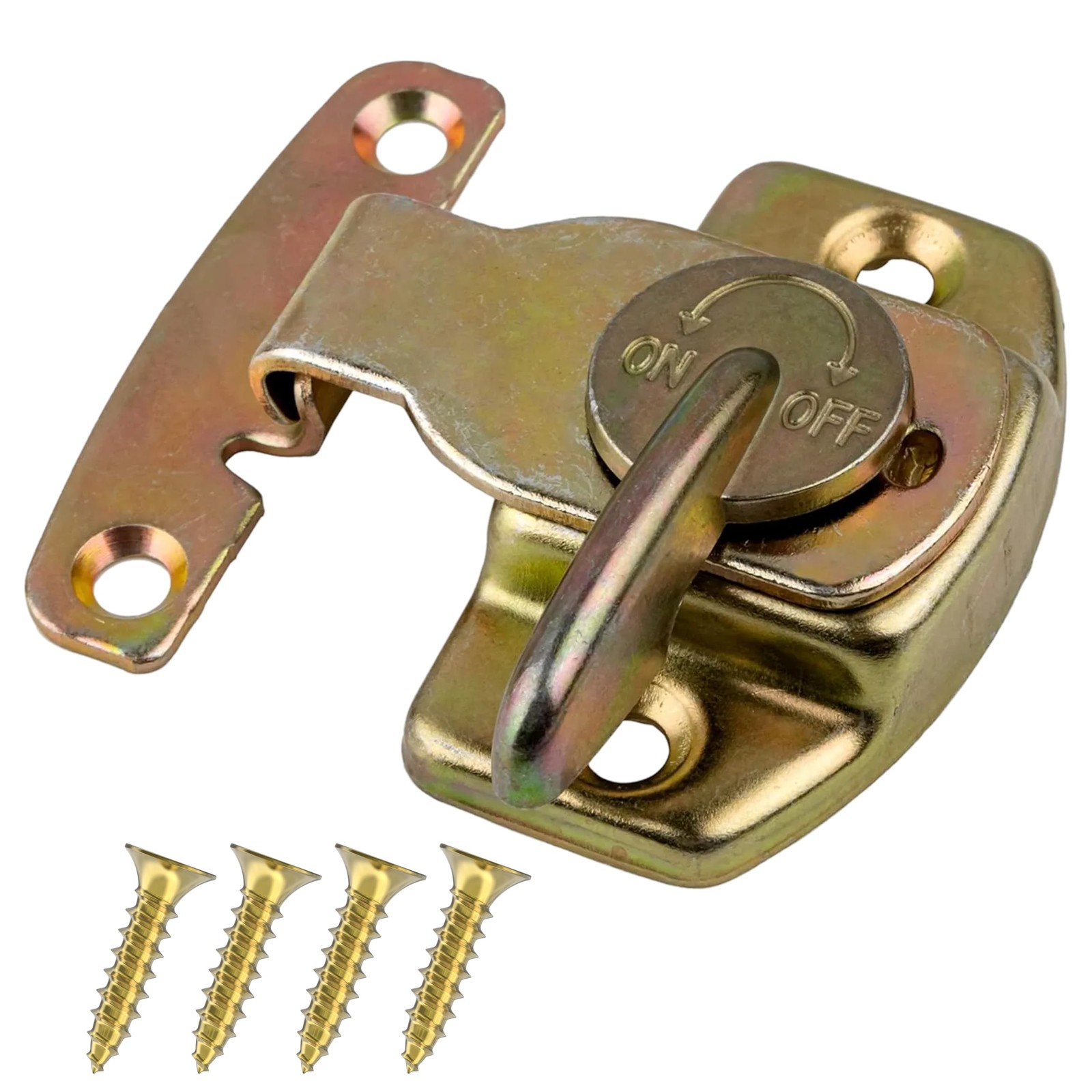 Brass Plated Table Leaf Lock - Dining Table Leaf Latches - Table Buckle Conne...