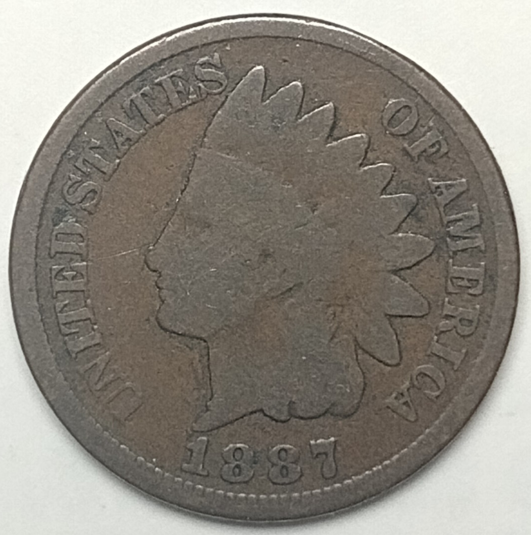 1887 1C BN Indian Cent
