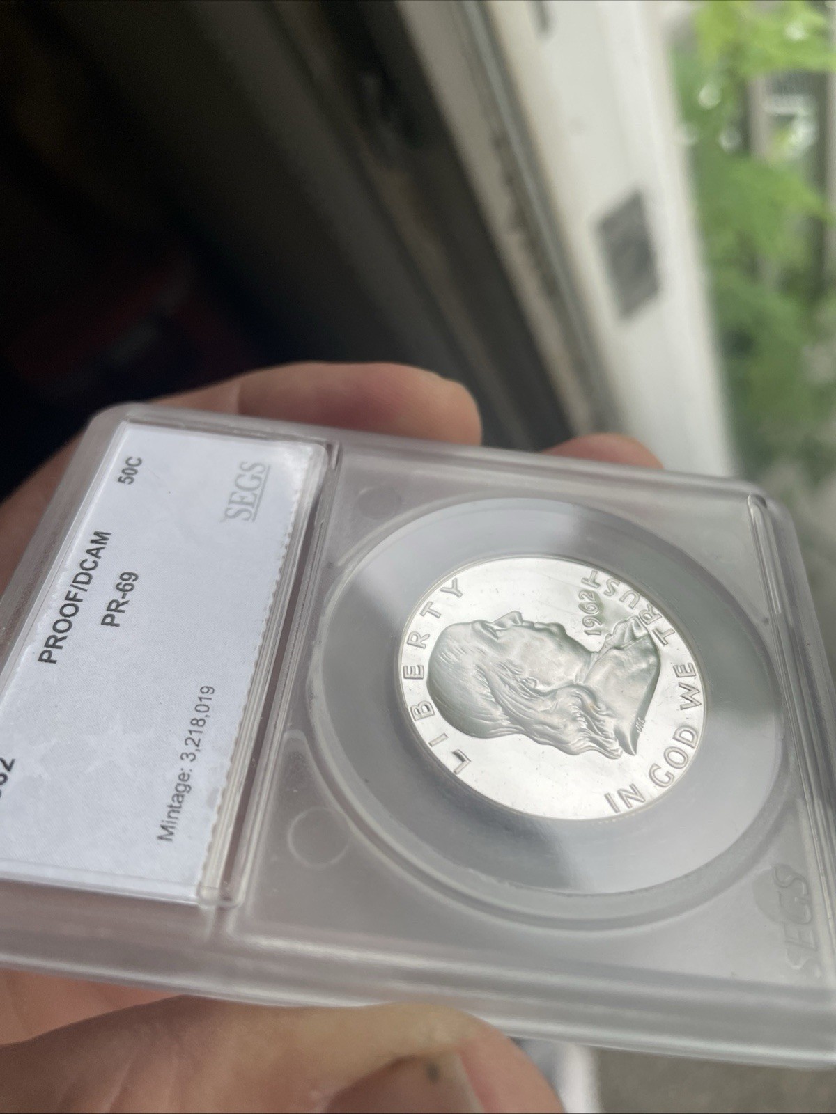 1962 Franklin Half Dollar Dcam Top Pop
