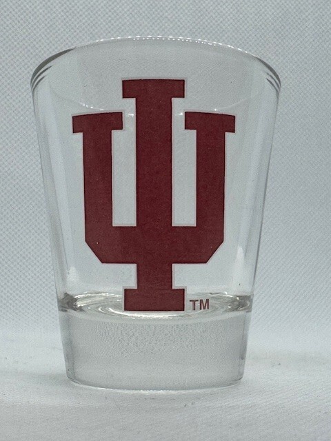 Indiana University Clear Standard Shot Glass