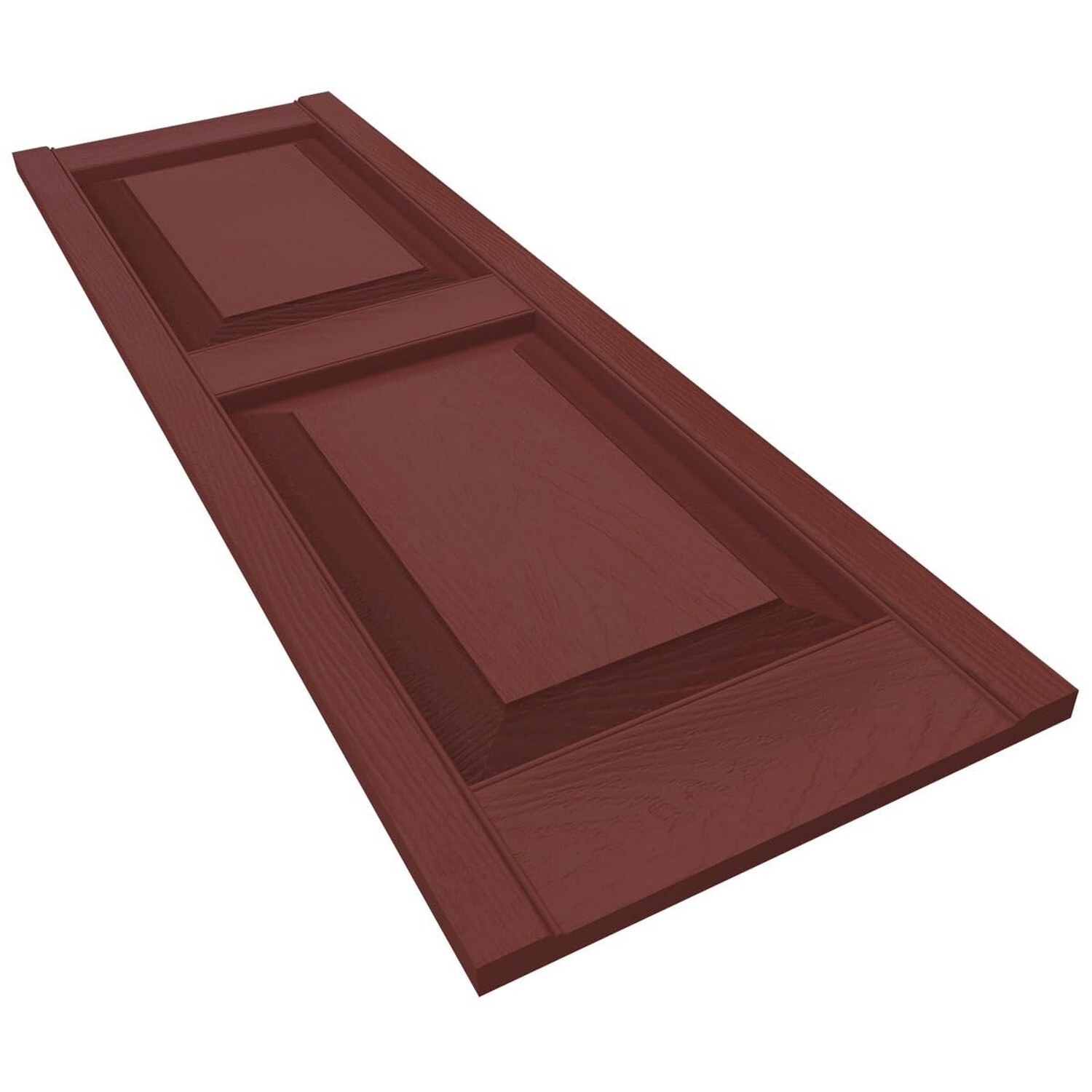 Ekena Millwork Lifetime Vinyl LP2S14X03100RD Standard Two Equal Panel Vinyls,...