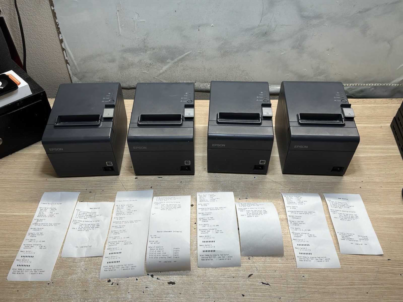 4 Epson TM-T20II M267D Thermal POS Receipt USB Serial / Printers Only/JUA3841