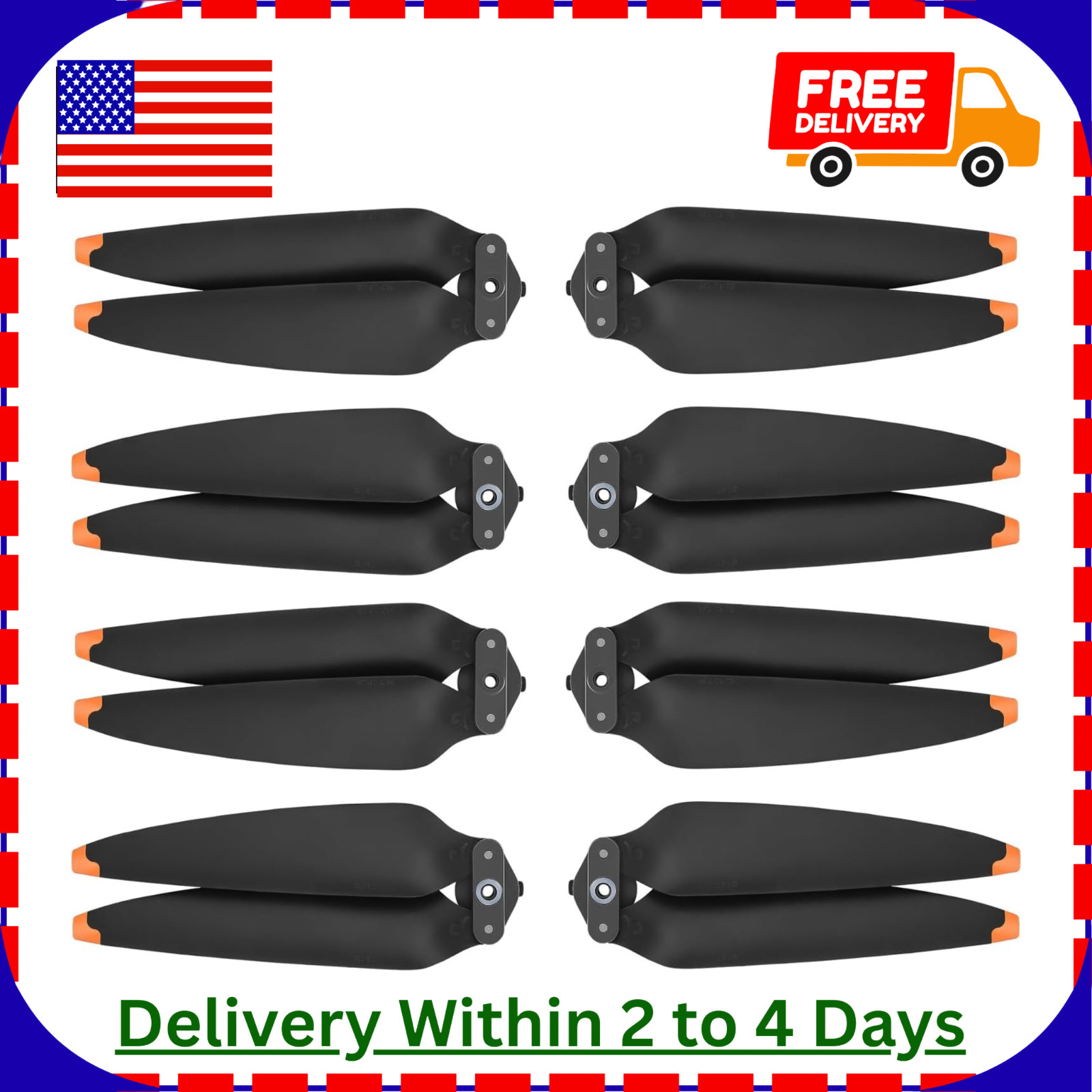 DJI Air 3 / Air 3S Propellers 8PCS Low Noise Quick Release Replacement Blades