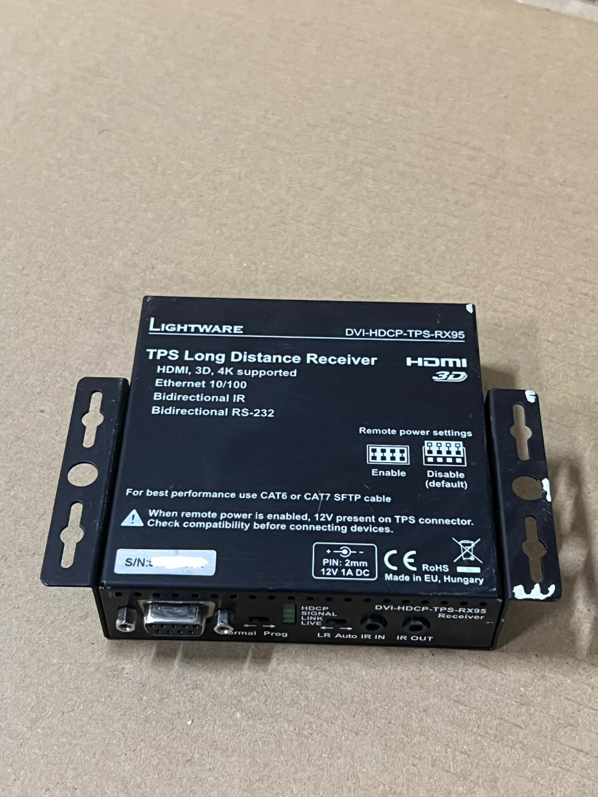 Lightware TPS Long Distance TRANSMITTER ONLY DVI-HDCP-TPS-RX95