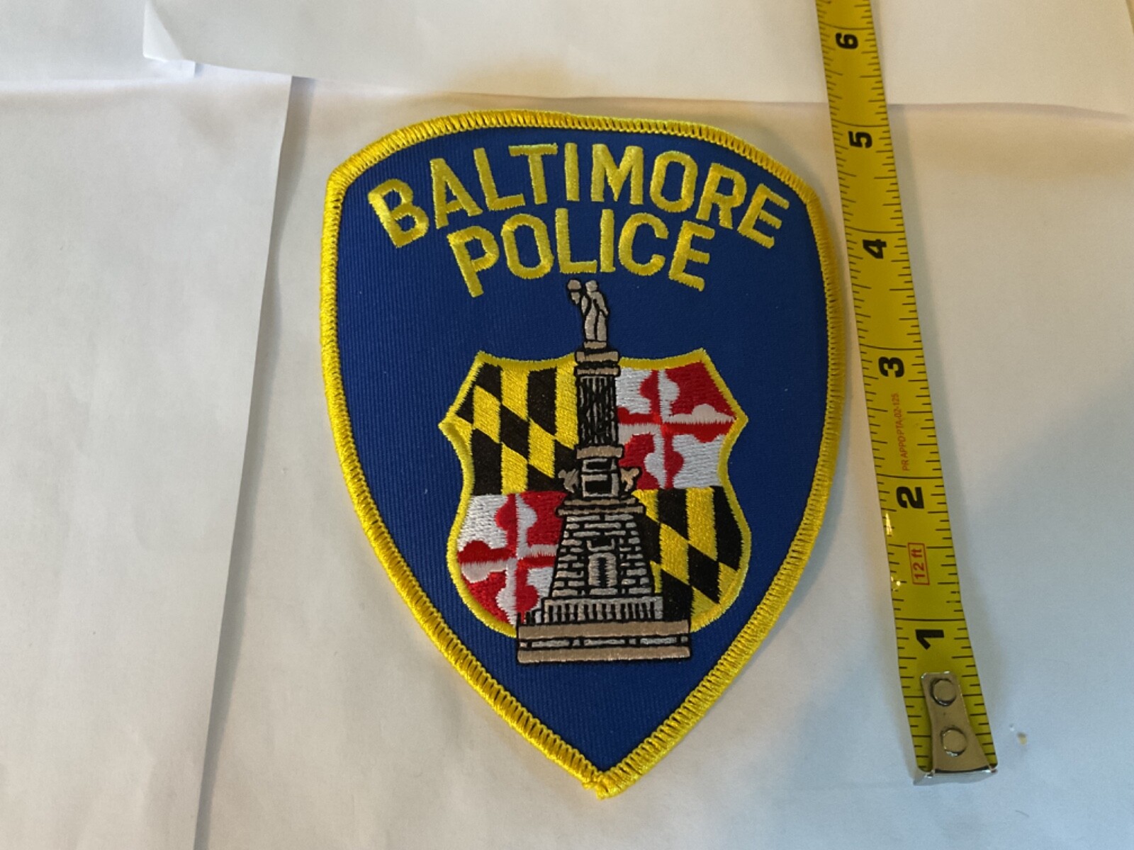 Baltimore Police Maryland  patches current issue style ,tracking and insured