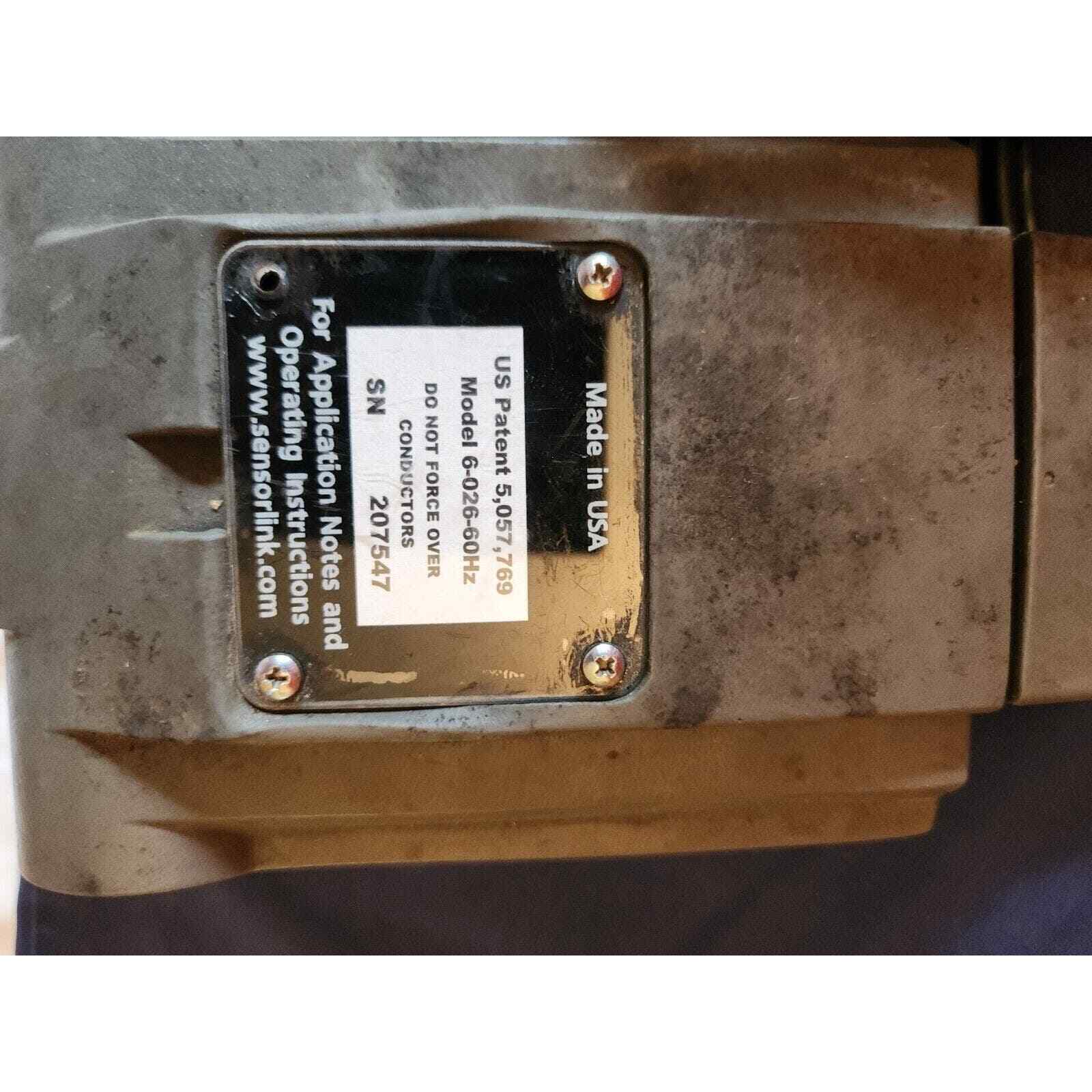 Lot of 2 Sensor Link Volt Litewire Fiber Optic Linked Ammeter w/analog output
