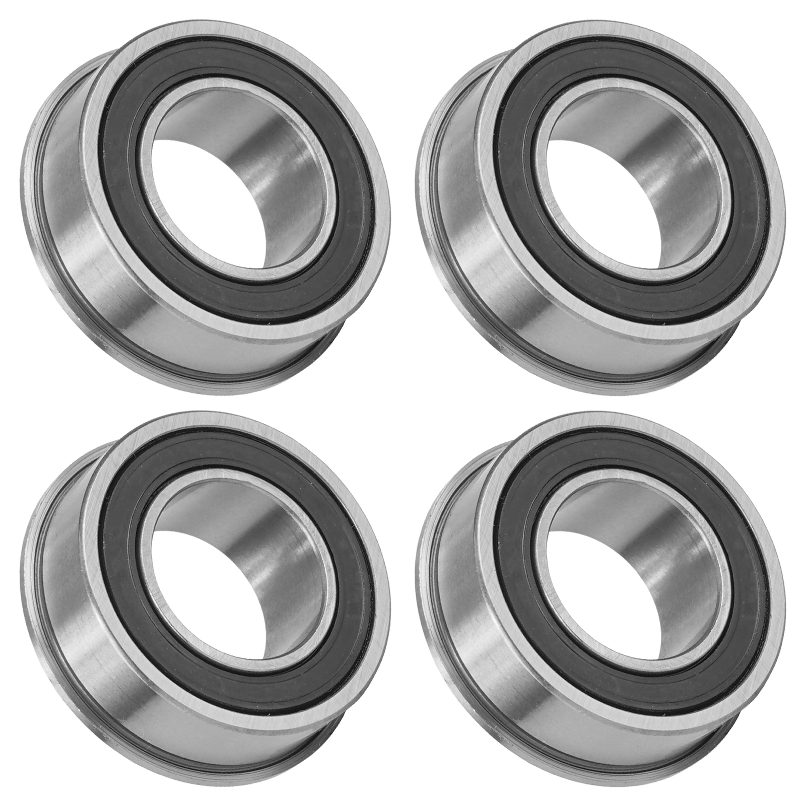Caltric F6003-19-2RS F6003 Flange Deep Groove Sealed Ball Bearings 19x35x13