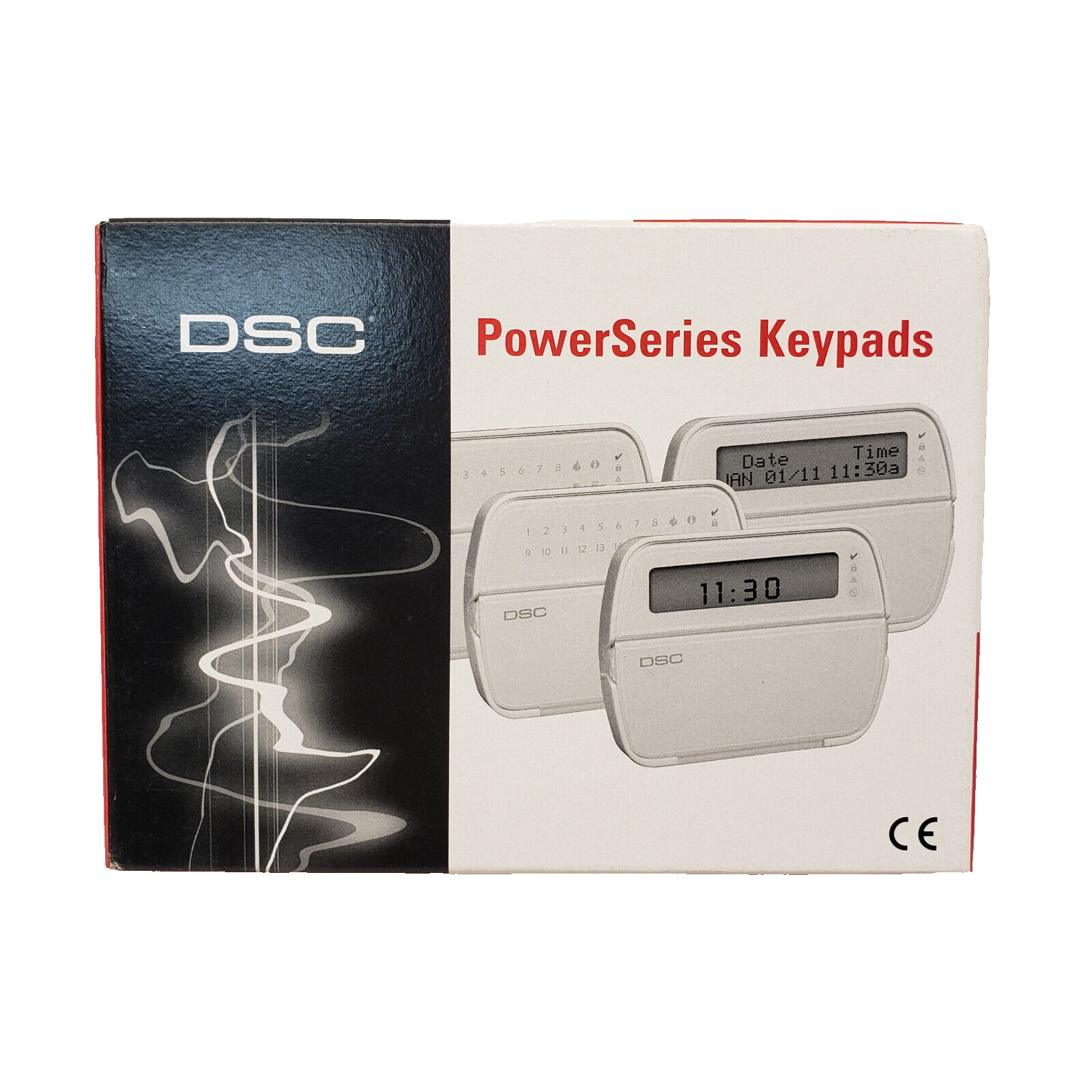 DSC PowerSeries 64-Zone LCD Full Keypad w/ Built-In Wireless Receiver RFK5500