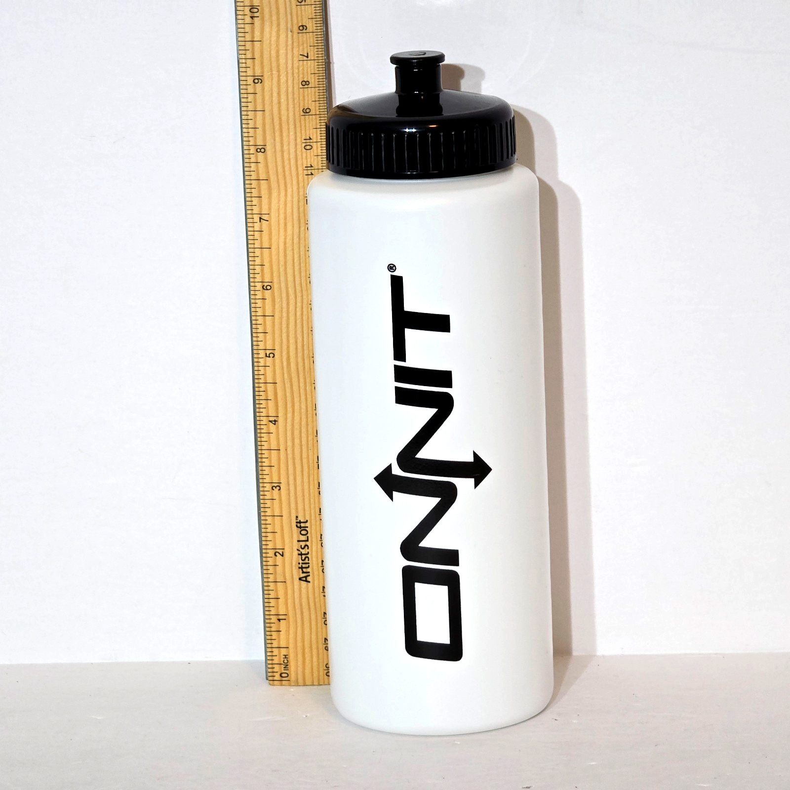 Onnit Nutritional Supplements Water Bottle White & Black Joe Rogan JRE Gym